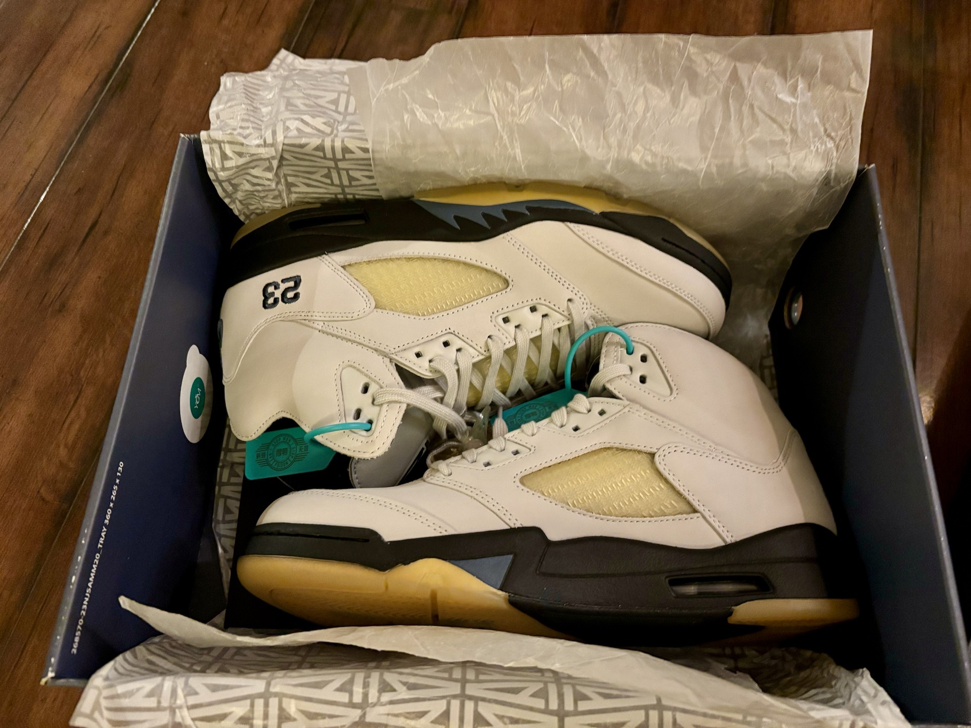custom review-Air Jordan 5 X A Ma Maniere 'Photon Dust' Women's