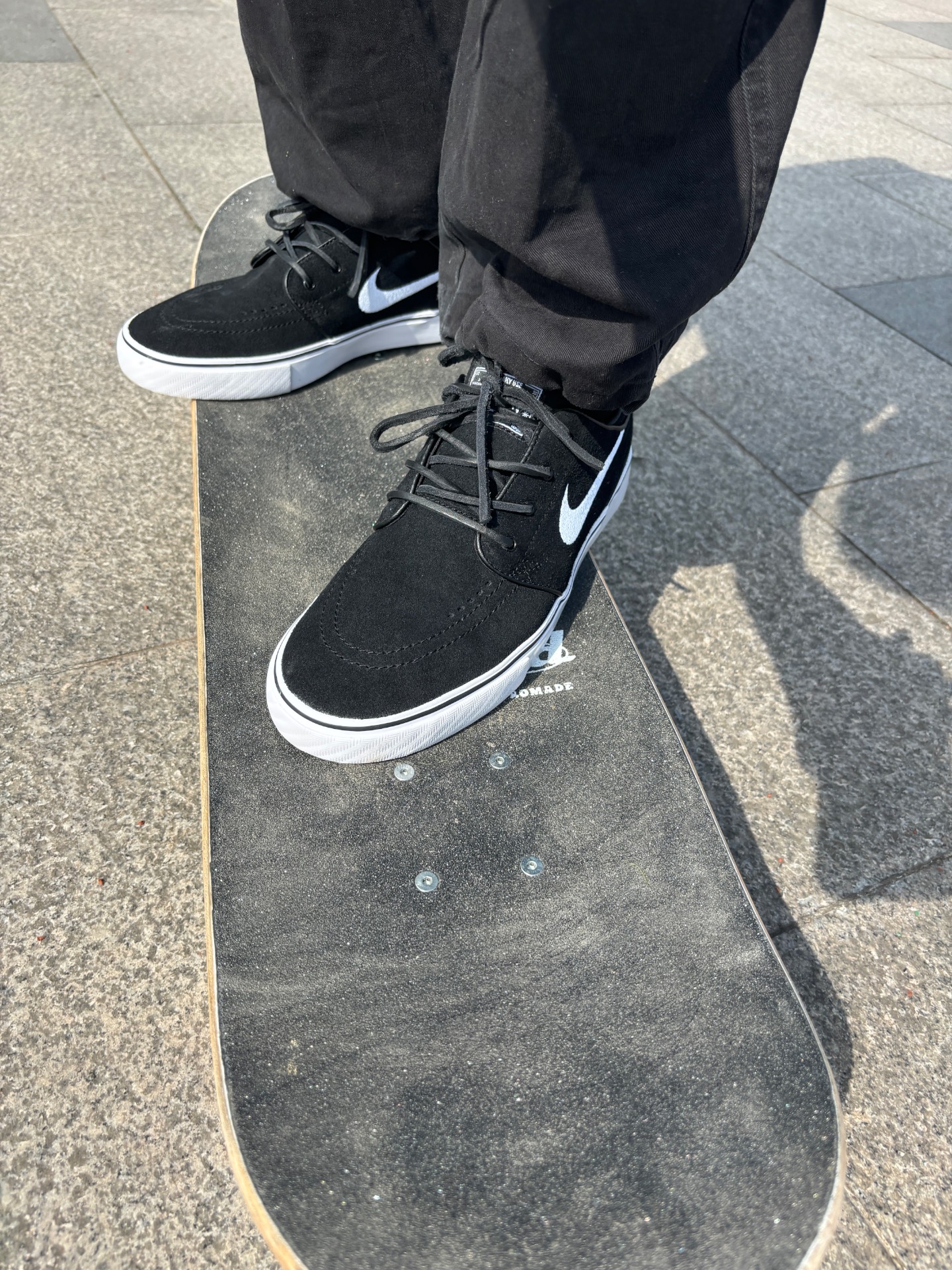custom review-Nike SB Stefan Janoski OG+ Low Топ Скейтборд Кроссовки Мужские Черно-Белые