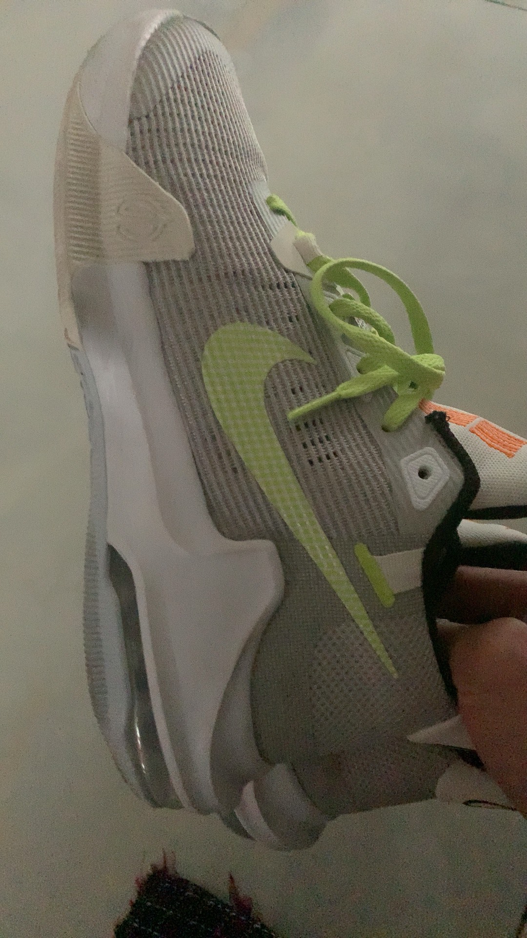 custom review-Nike Air Max Impact 3 Устойчивые к истиранию Низкие Баскетбольные Кроссовки для Игры Мужские Серый Зеленый