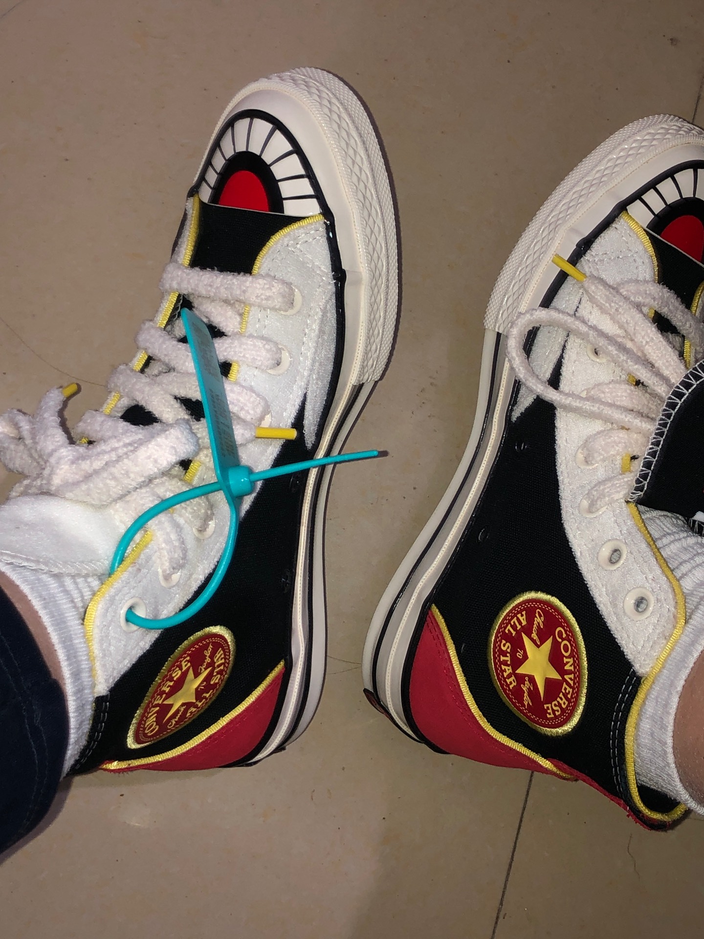 custom review-Converse Chuck Taylor All Star High Топ Кеды Унисекс Черный Белый Красный