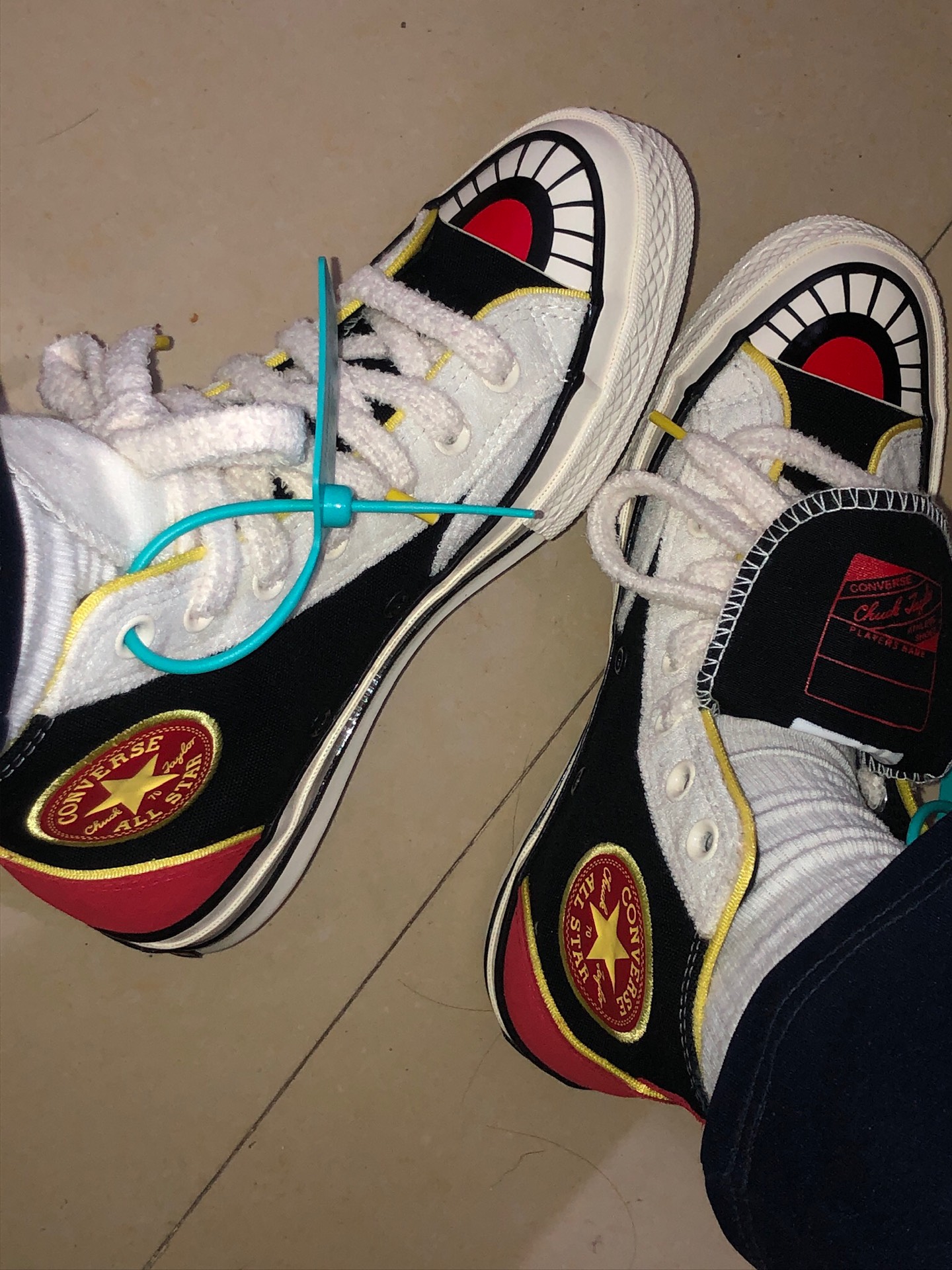 custom review-Converse Chuck Taylor All Star High Топ Кеды Унисекс Черный Белый Красный