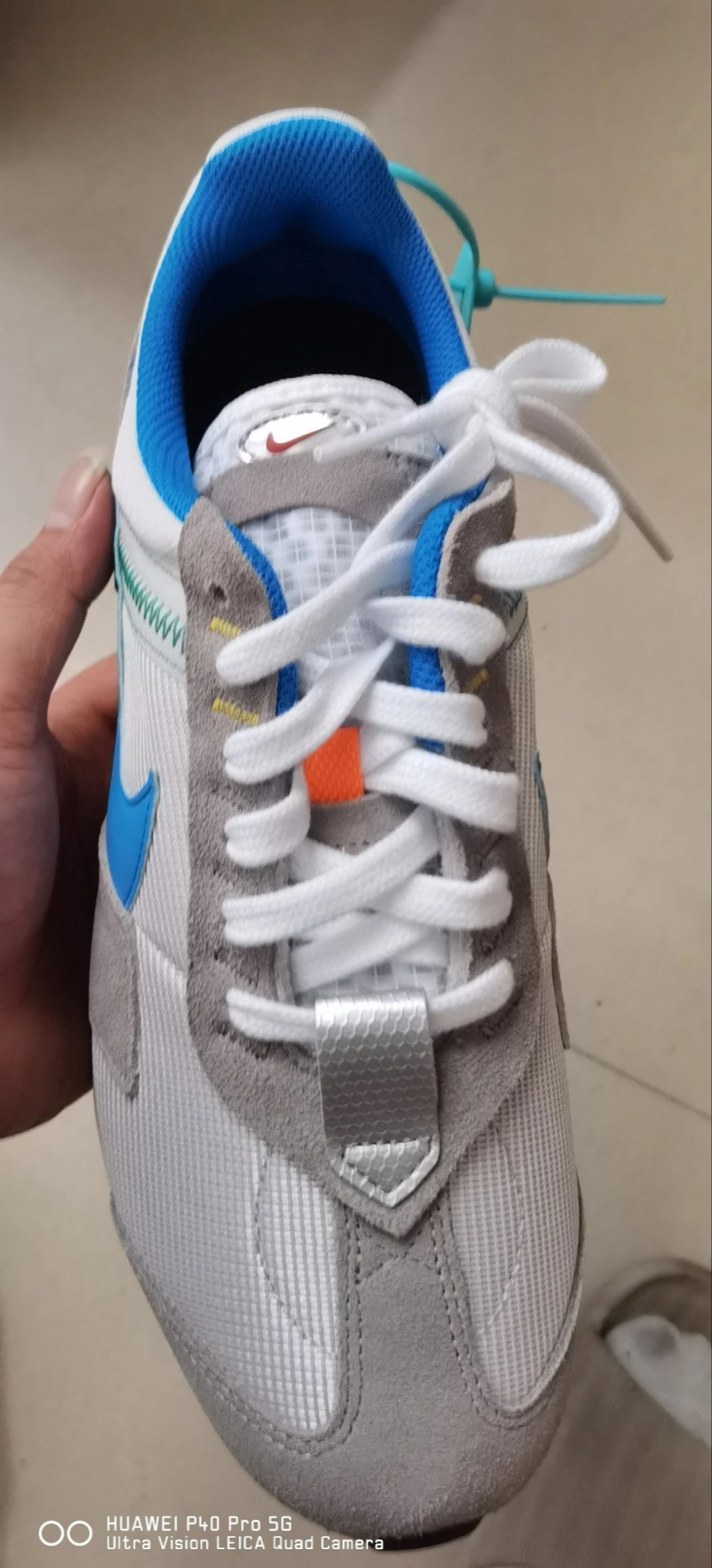 custom review-Nike Air Max Pre Day Устойчивый к истиранию Низкий Топ Повседневная обувь Унисекс Серый Синий