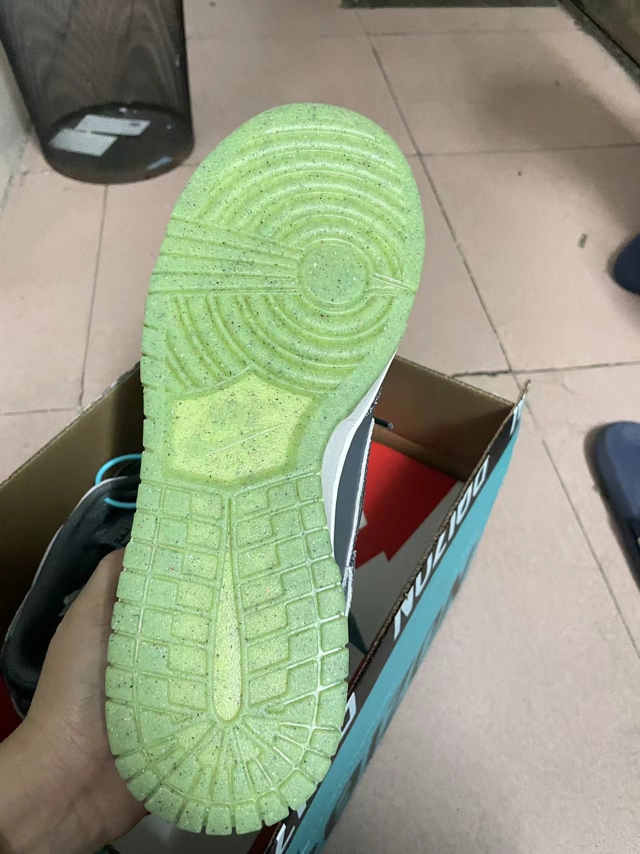 custom review-Nike Dunk Prm 'Хэллоуин' Low Топ Скейтборд Кроссовки Мужские Серый Зеленый