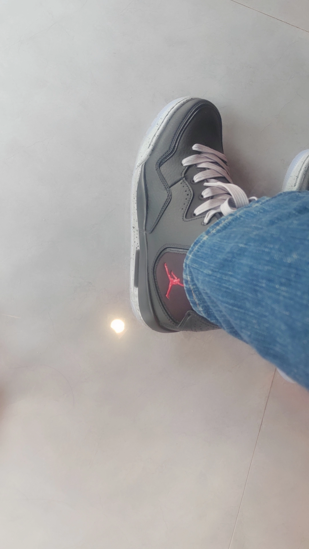 custom review-Jordan Courtside 23 Black Particle Grey