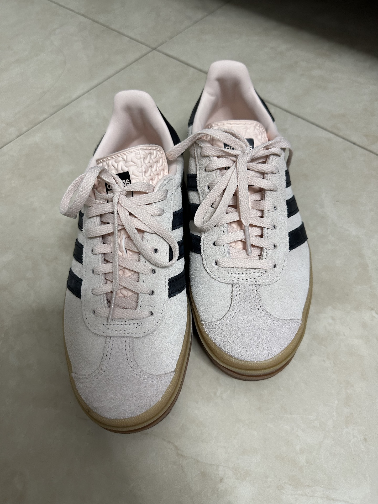 custom review-Adidas Originals Gazelle Bold Wonder Quartz Black Gum Women's