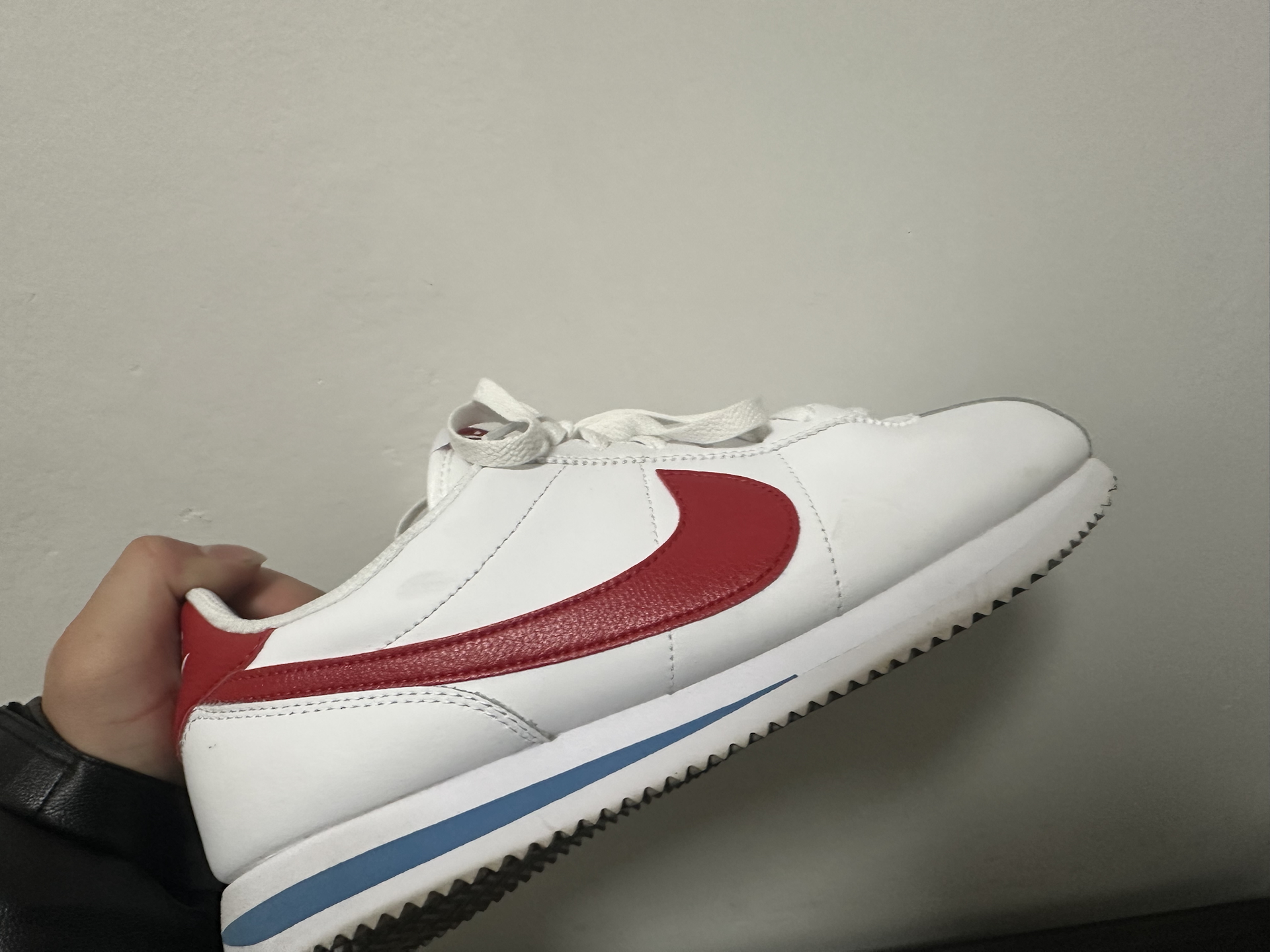 custom review-Nike Cortez Устойчивые к истиранию Низкие Беговые кроссовки Мужские Белые
