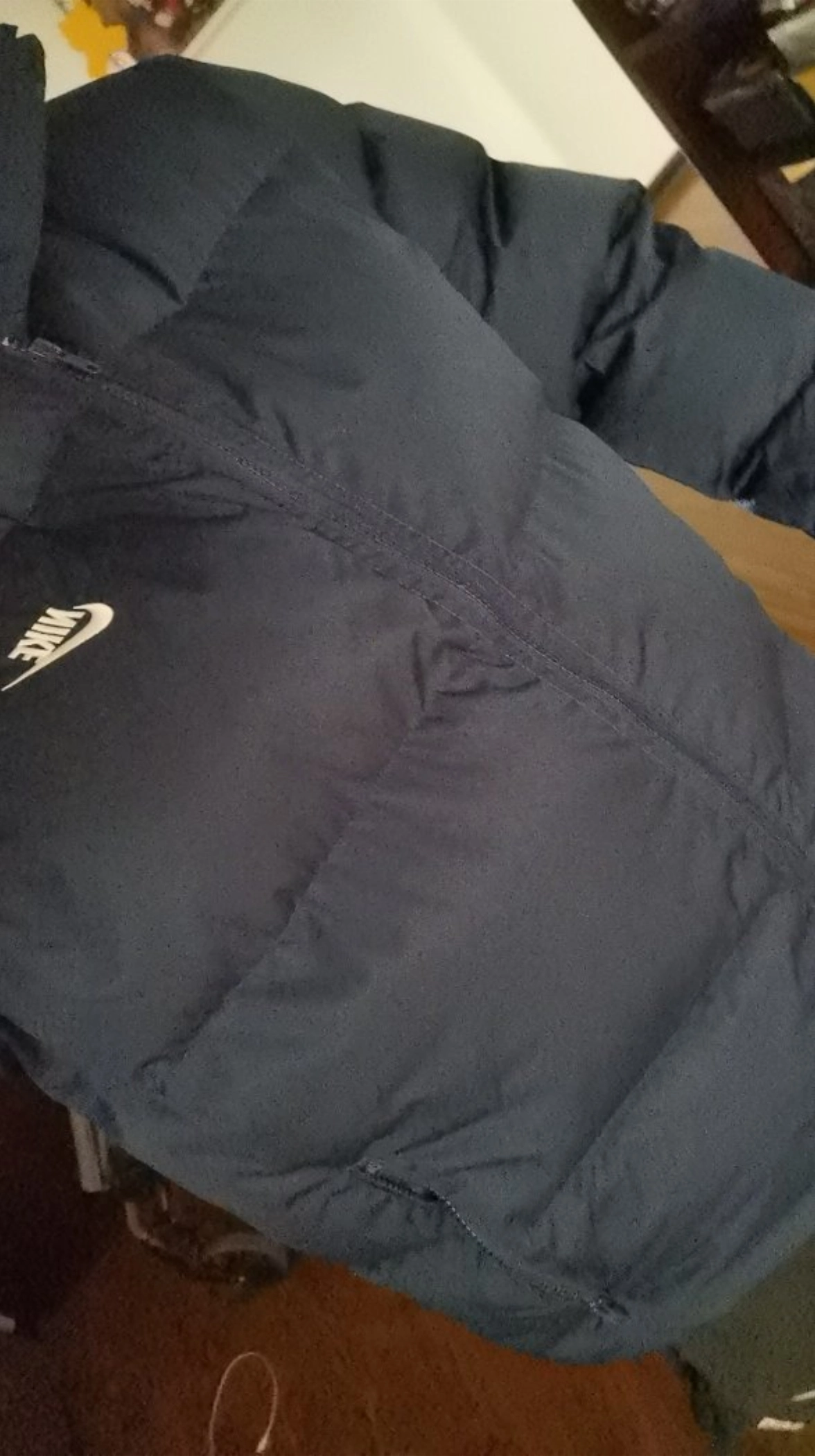 custom review-nike Куртка Мужская Темно-Синяя