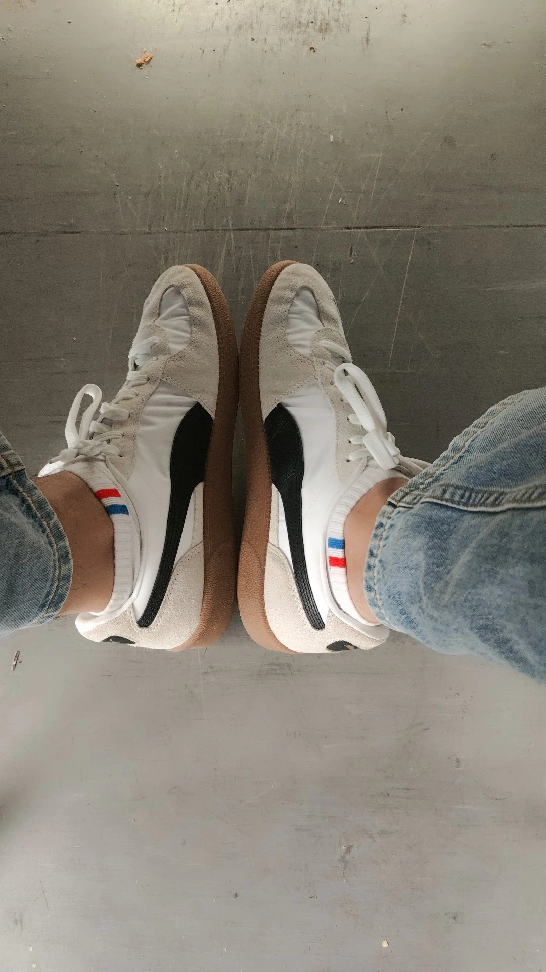 custom review-PUMA Palermo Амортизация Низкие Кроссовки для скейтбординга Унисекс Серый Черный