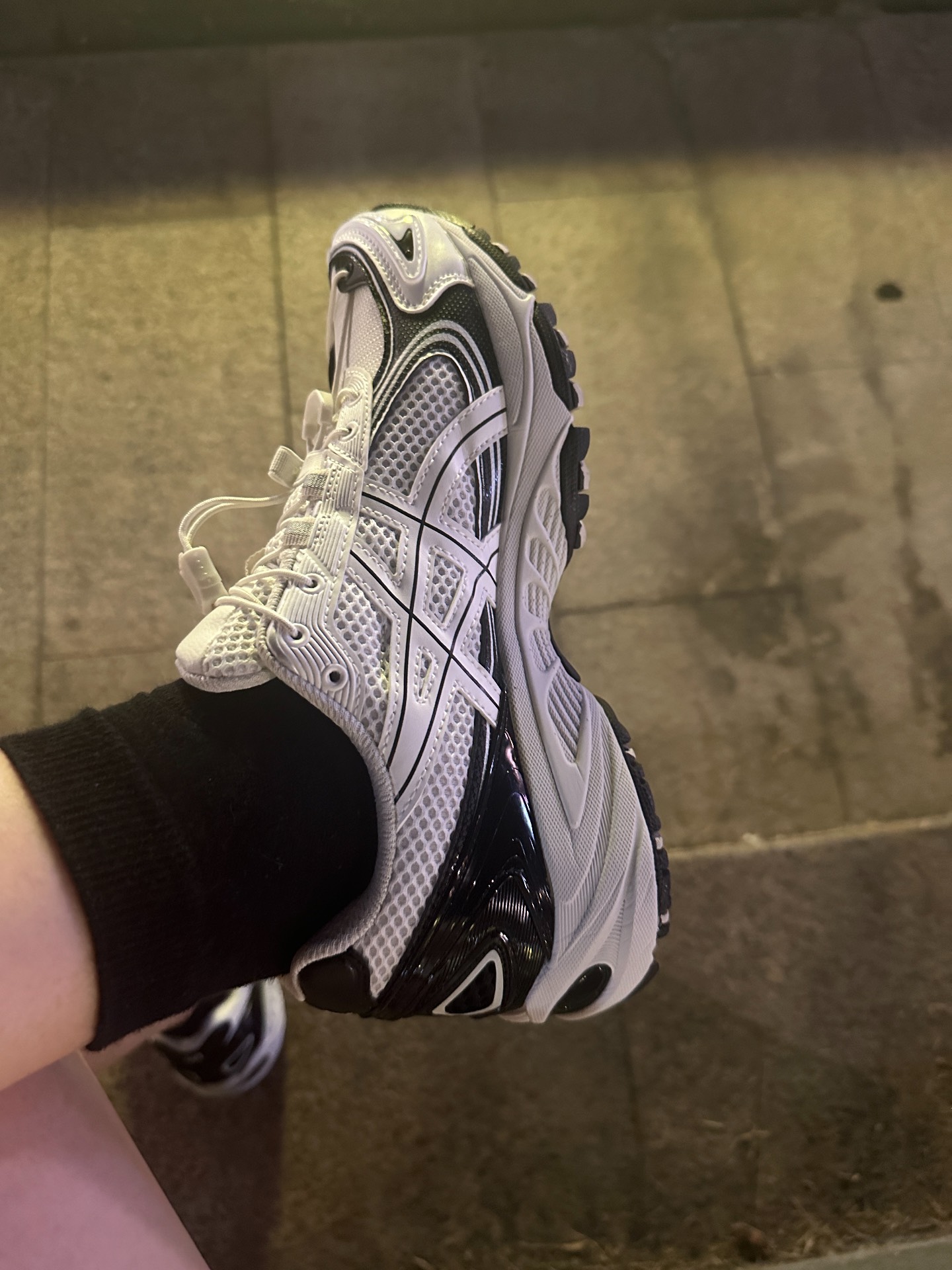 custom review-ASICS Gel Kahana TR V4 Low Топ Повседневная обувь Мужская Черный Белый