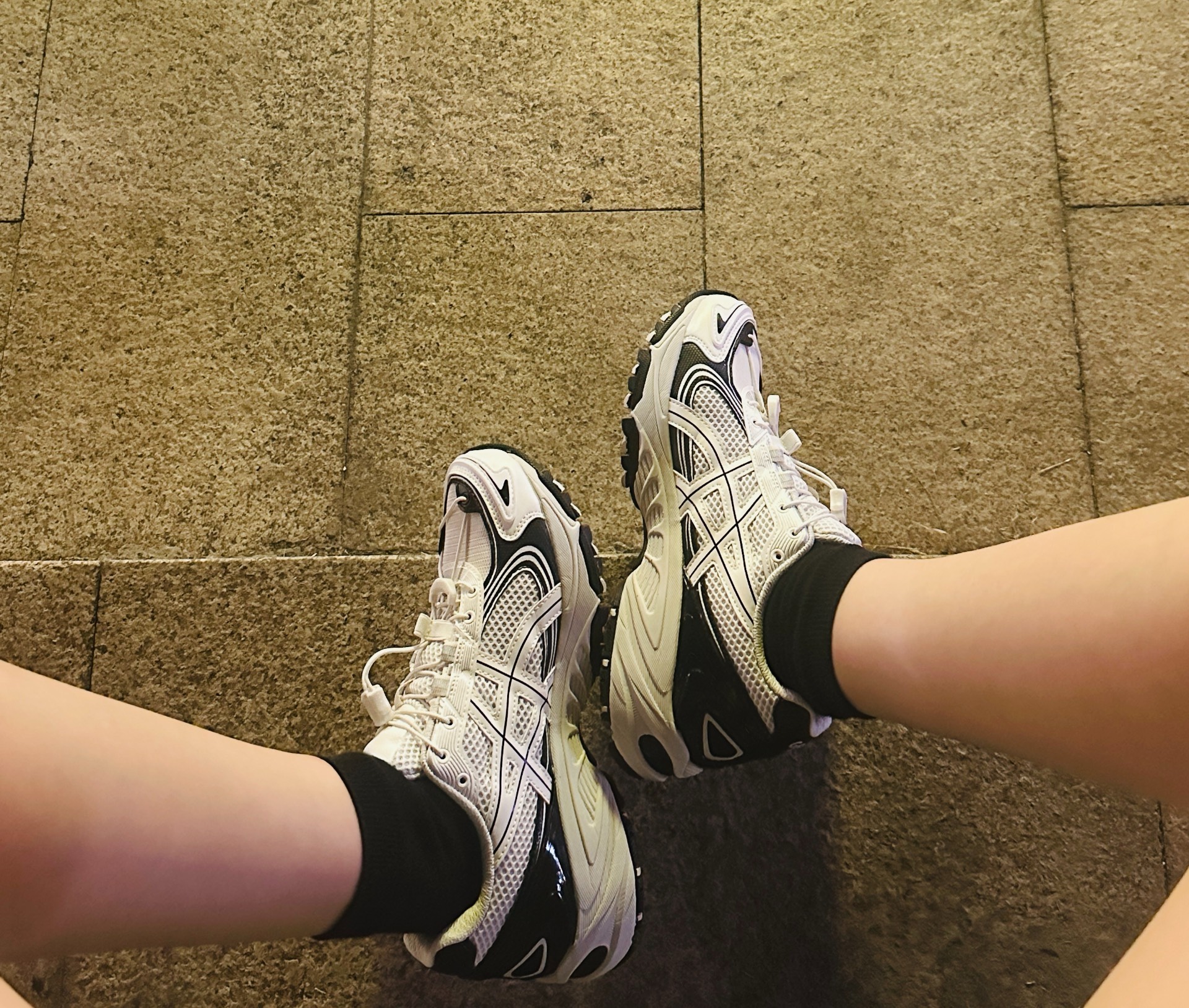 custom review-ASICS Gel Kahana TR V4 Low Топ Повседневная обувь Мужская Черный Белый