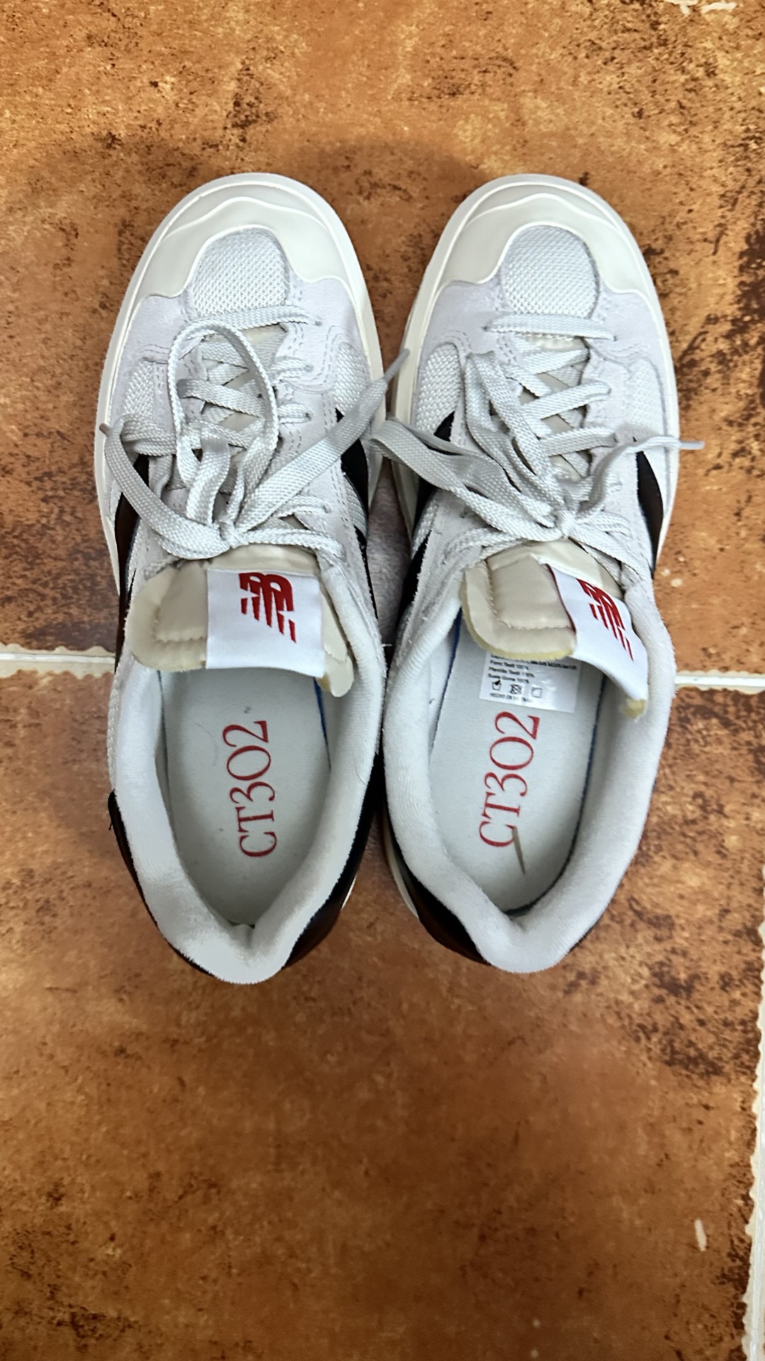 custom review-New Balance NB 302 CT302 Slip-Resistant Low-Top Tennis Shoes Unisex Beige Black New Balance NB 302 CT302 Противоскользящие Низкие Кроссовки для Тениса Унисекс Бежевый Черный