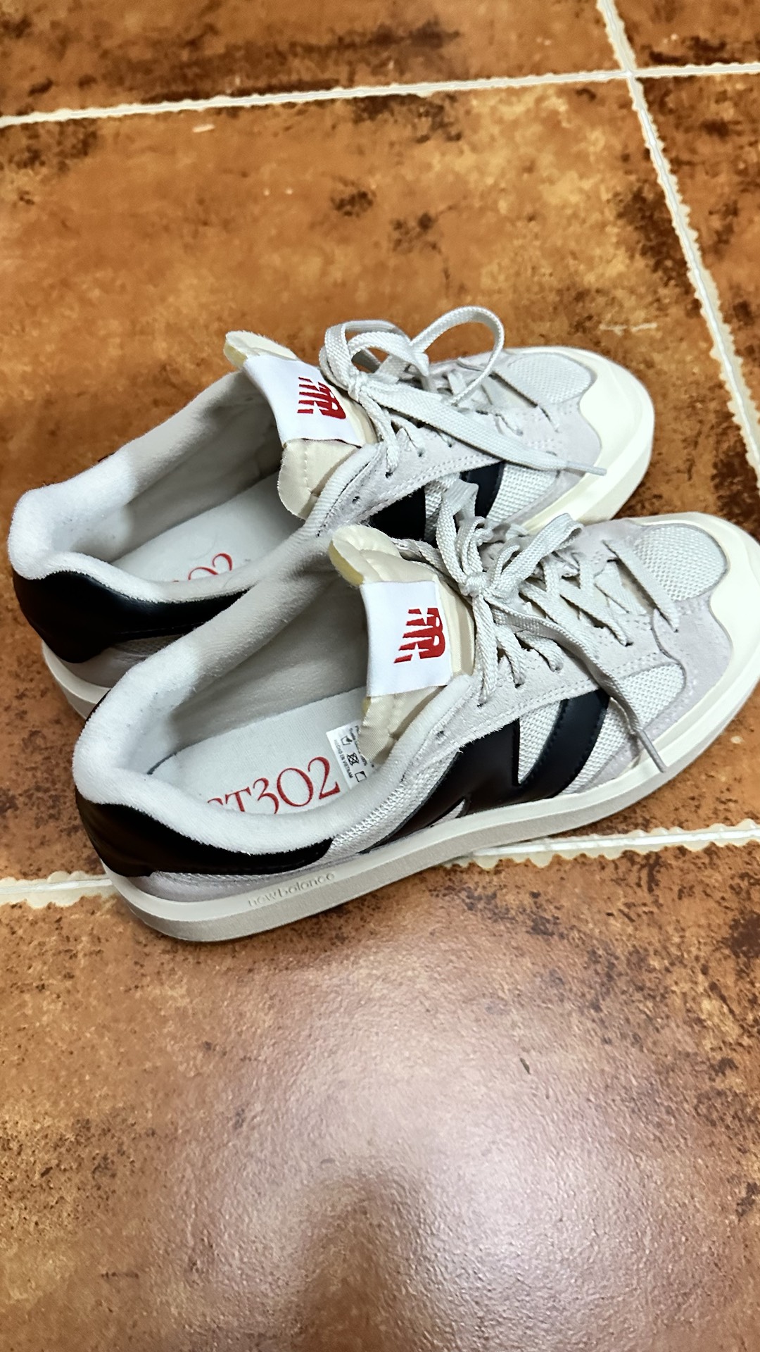 custom review-New Balance NB 302 CT302 Slip-Resistant Low-Top Tennis Shoes Unisex Beige Black New Balance NB 302 CT302 Противоскользящие Низкие Кроссовки для Тениса Унисекс Бежевый Черный