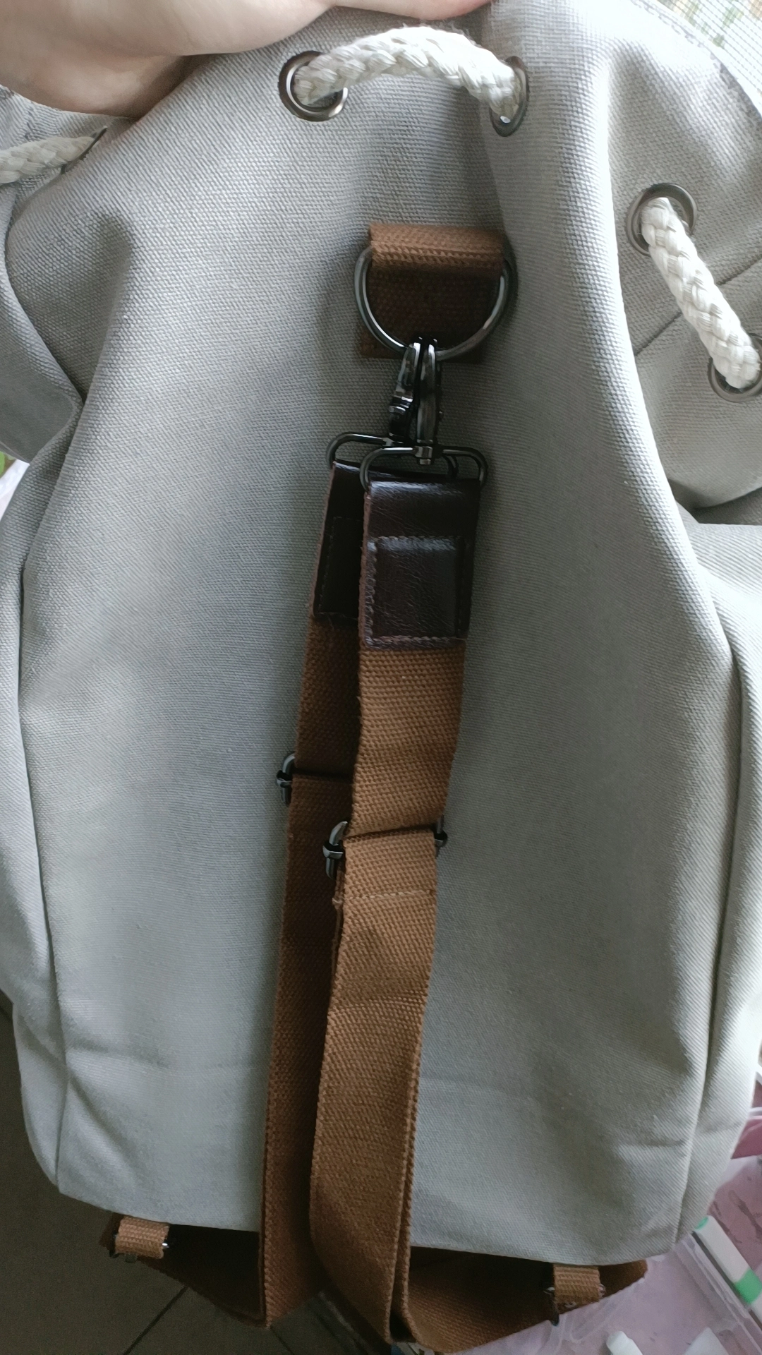 custom review-FEO Стираемый Холст Рюкзак Унисекс Черный Светло-Серый Хаки