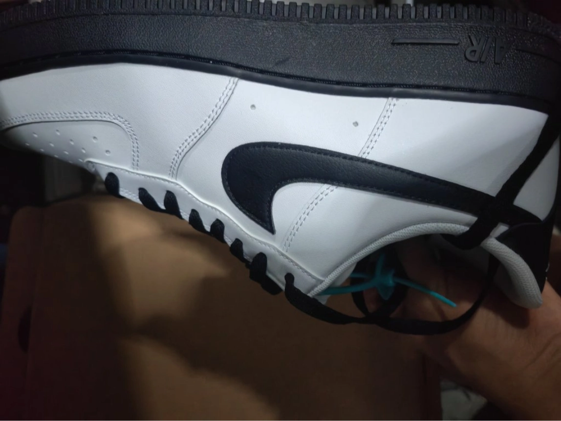 custom review-Nike Air FORCE 1 Air Force 1 Low Топ Скейтборд Кроссовки Мужские Белый Черный