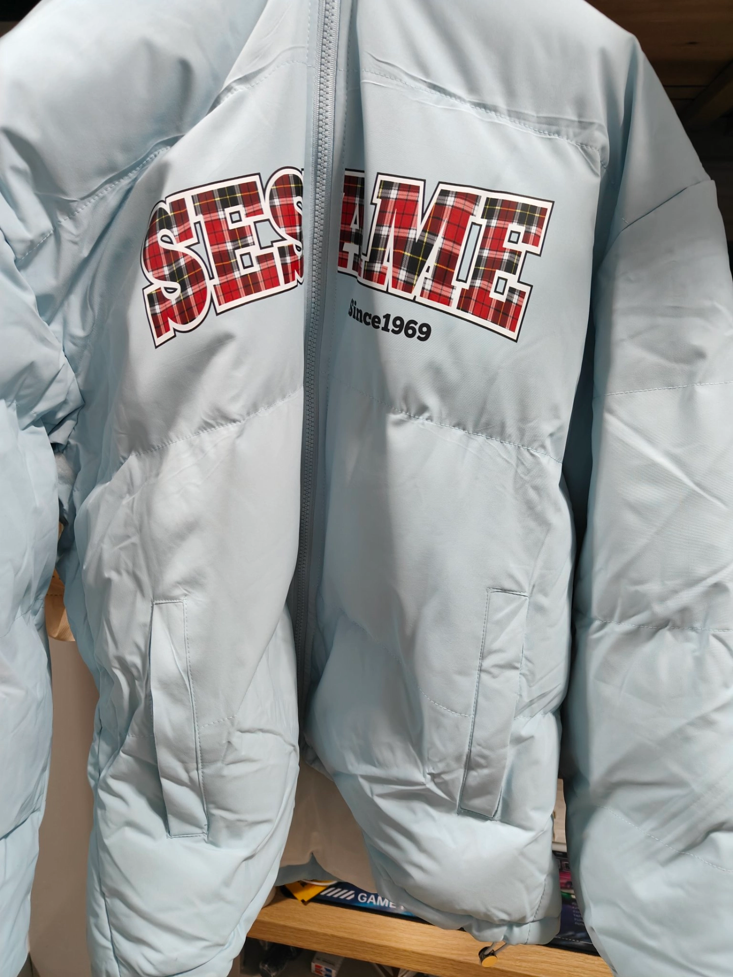 custom review-SESAME STREET Хлопковый пуховик унисекс