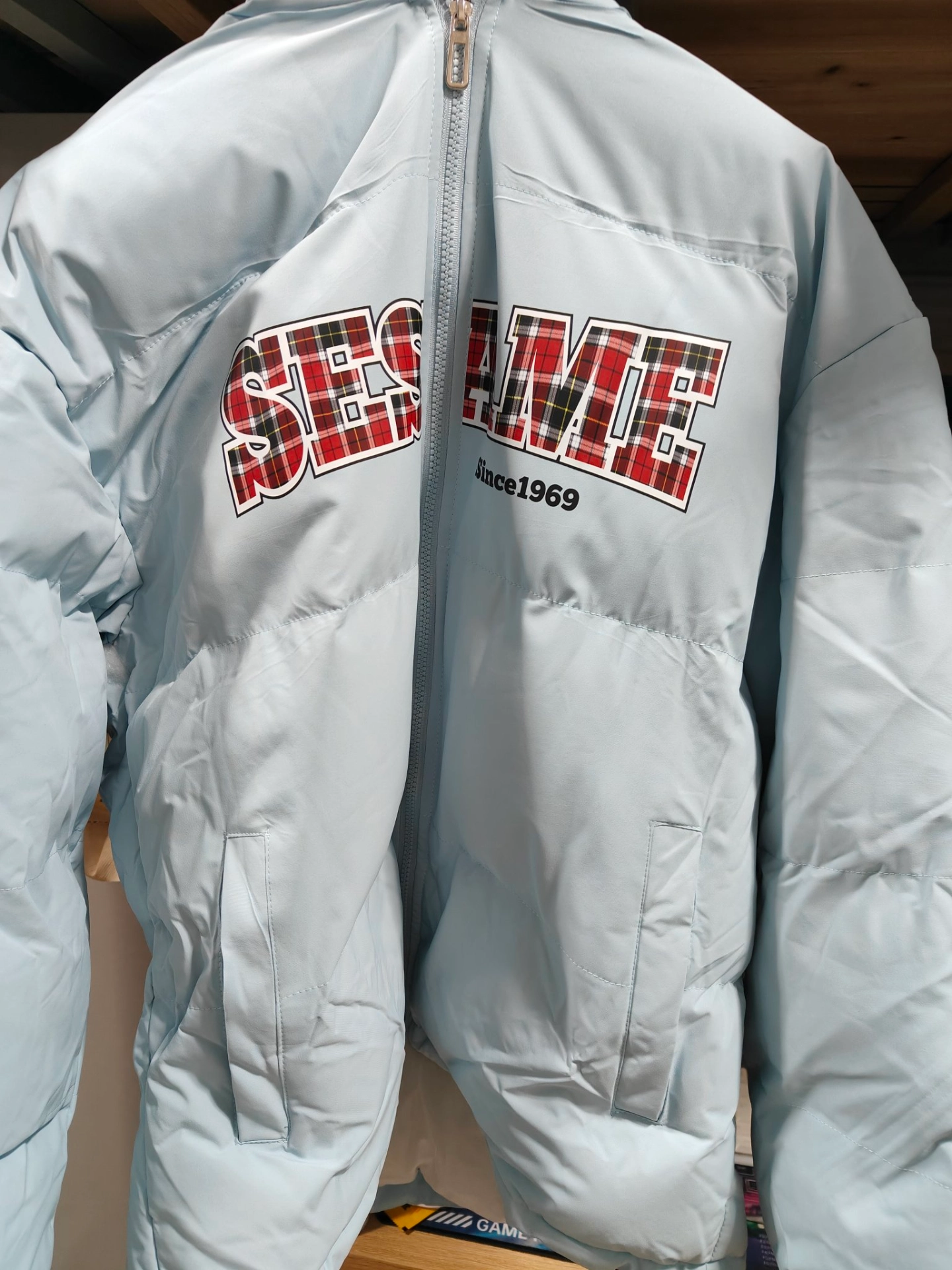 custom review-SESAME STREET Хлопковый пуховик унисекс