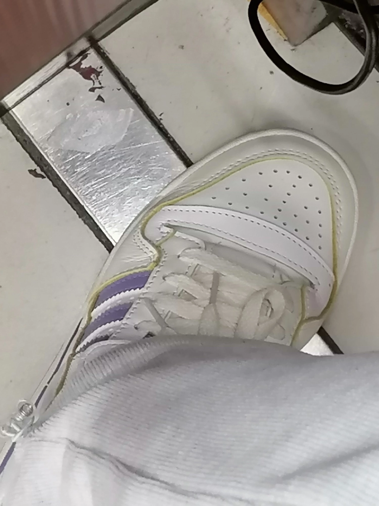 custom review-Adidas Originals FORUM 84 Устойчивые к истиранию Низкие Кроссовки для скейтбординга Женские Белые Фиолетовые