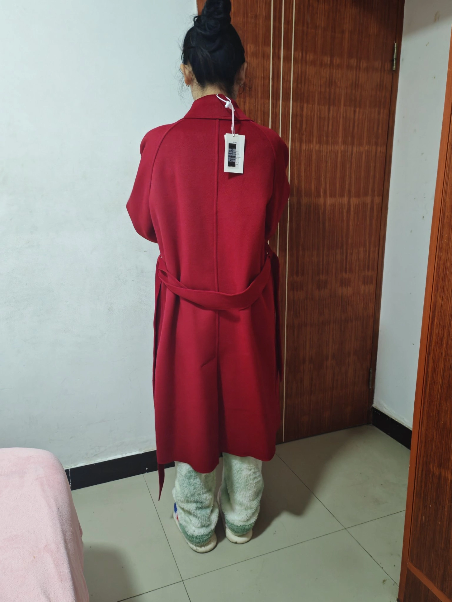custom review-GULIANFEI Шерстяное пальто женское