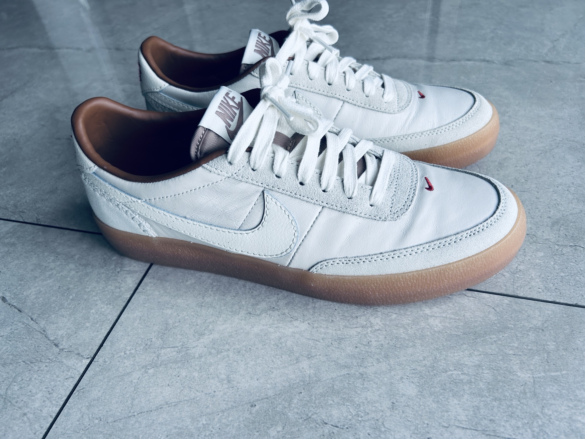 custom review-Nike Killshot 2 Low Топ Скейтборд Кроссовки Мужские Серый Коричневый
