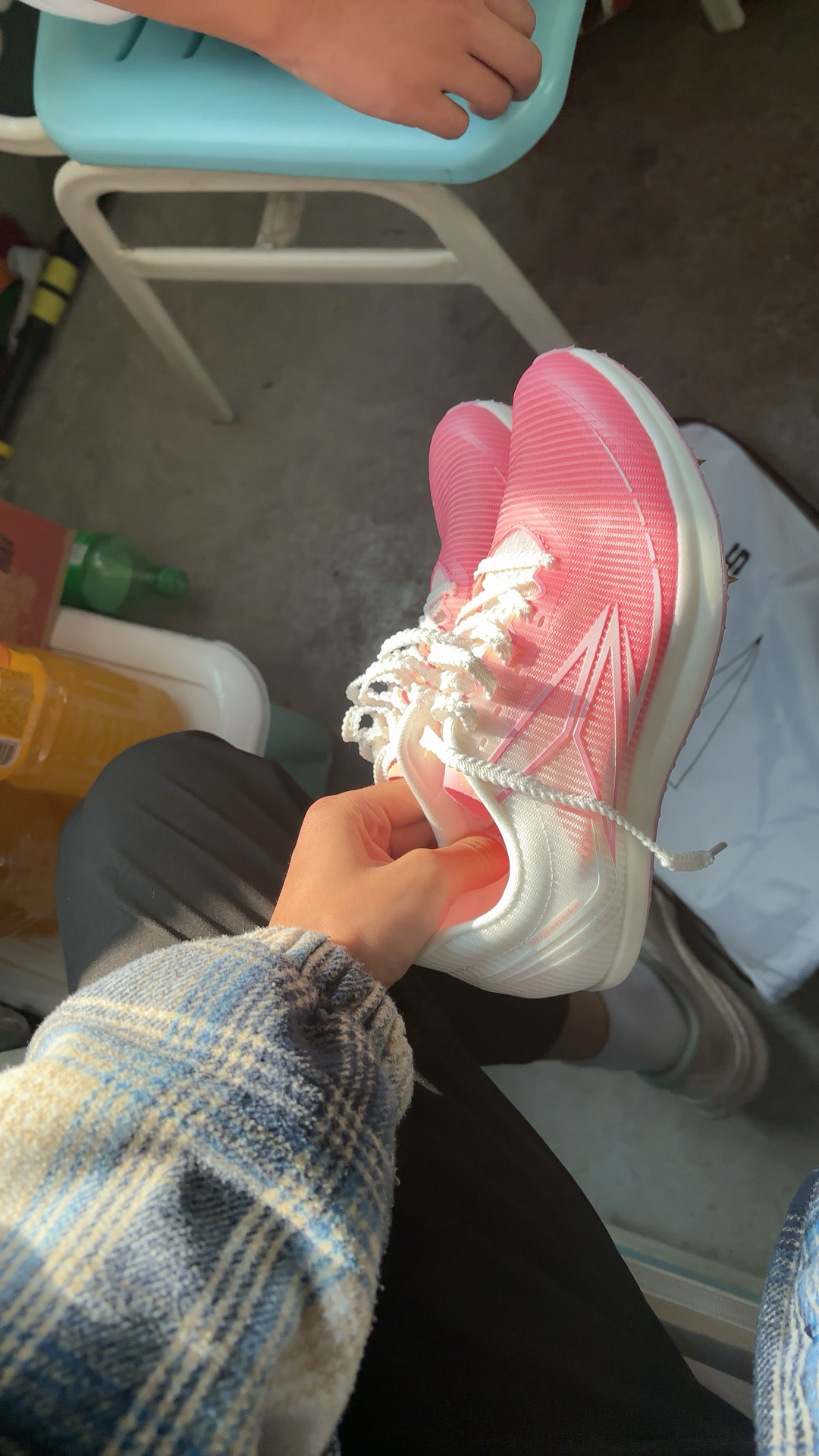 custom review-SUPAOSIKE Тренировочные кроссовки Низкий топ Белый Розовый Унисекс