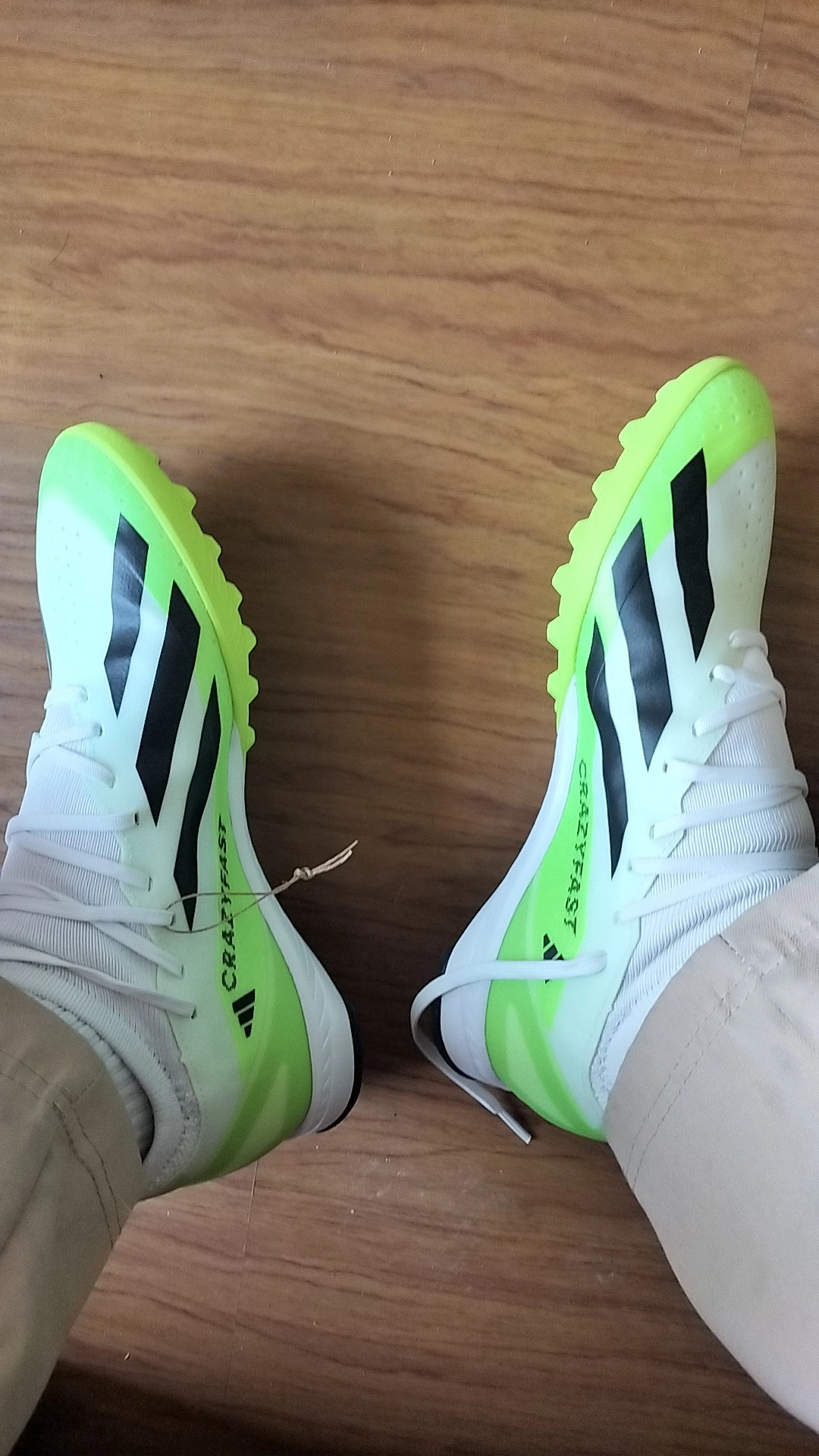 custom review-Adidas X Crazyfast.3 TF Шипы Твердый грунт Искусственные шипы Футбольные бутсы Унисекс Зеленый Черный Белый