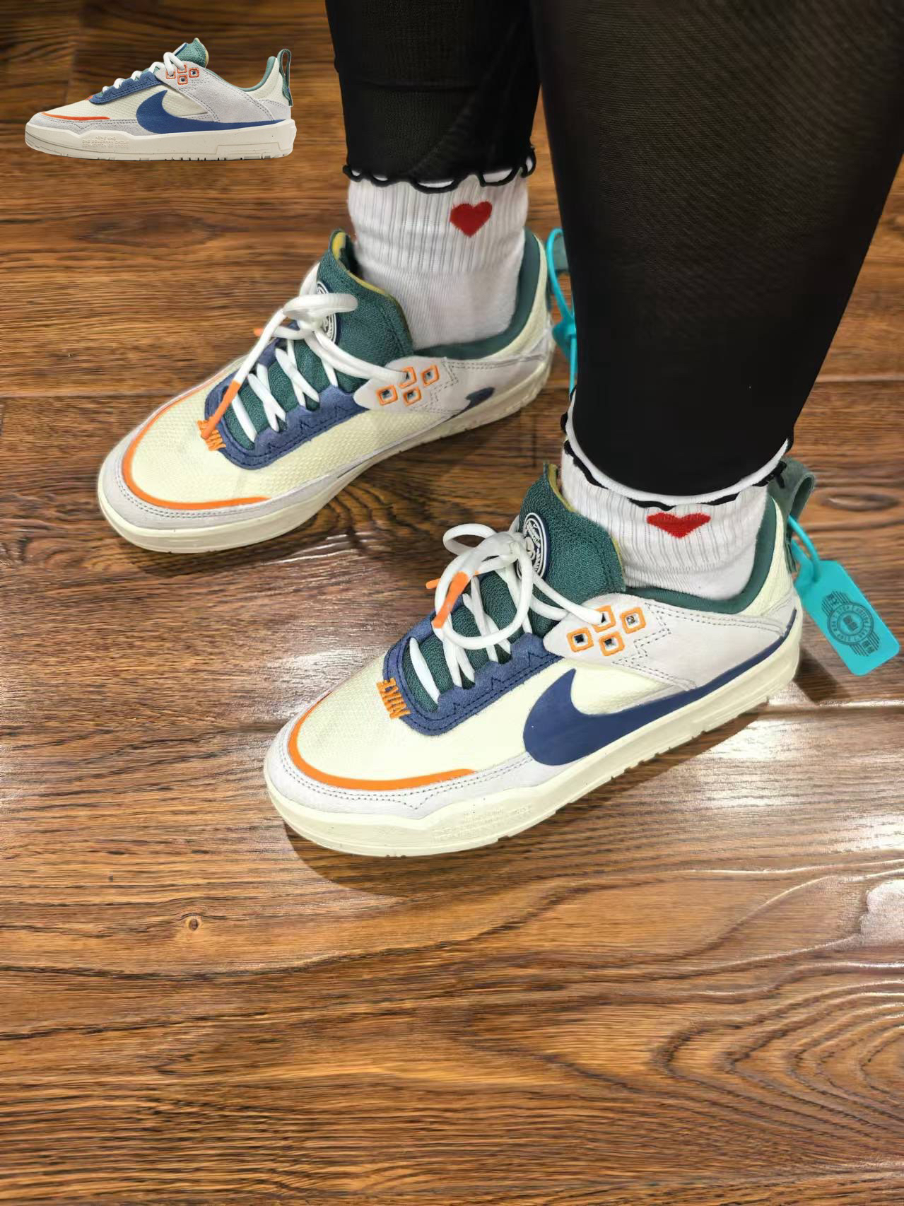 custom review-Nike SB DAY ONE Slip-resistant Abrasion-resistant Low Top Детские Скейтбординги Белый Синий