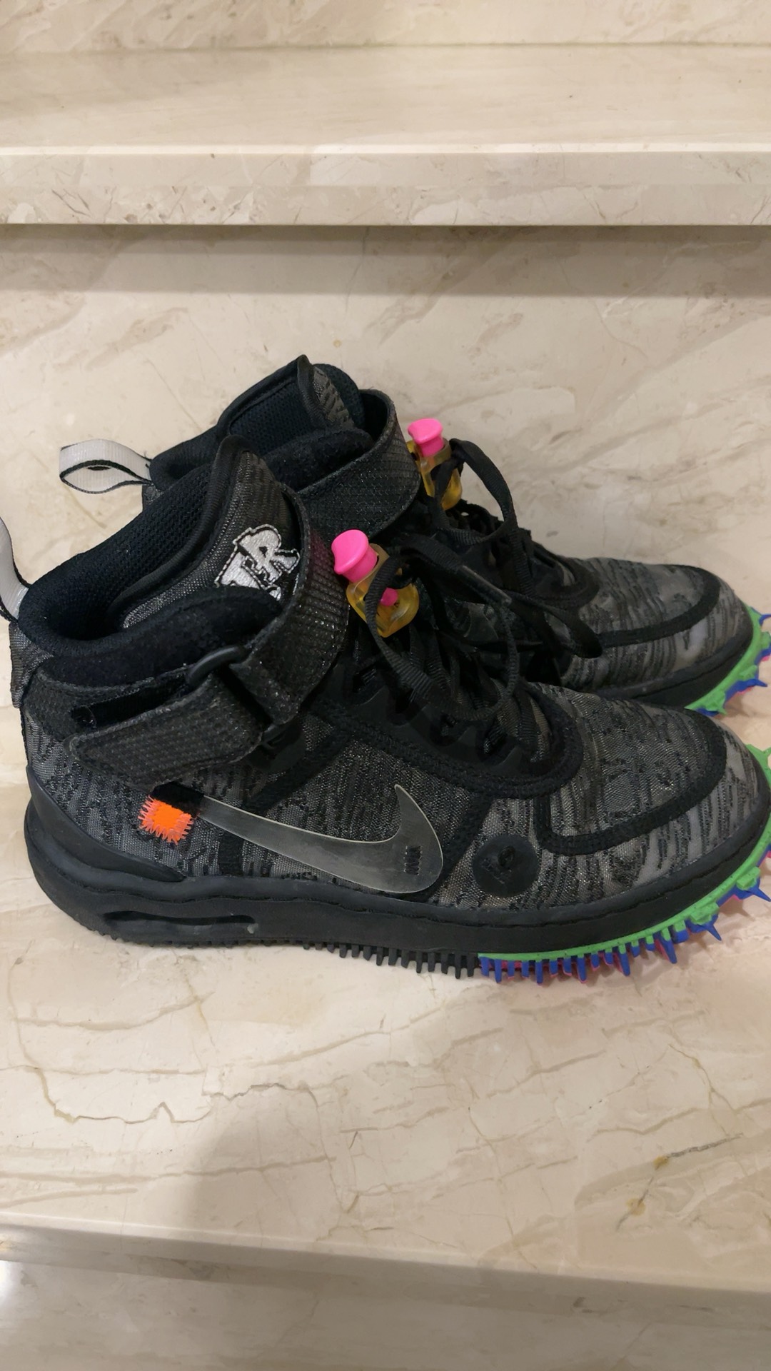 custom review-Nike Air Force 1 Mid Off White Black
