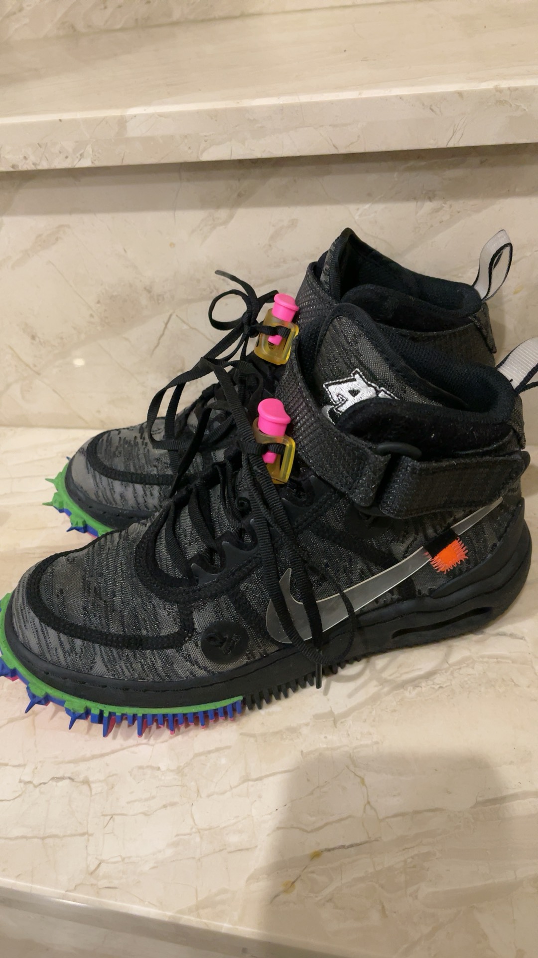 custom review-Nike Air Force 1 Mid Off White Black
