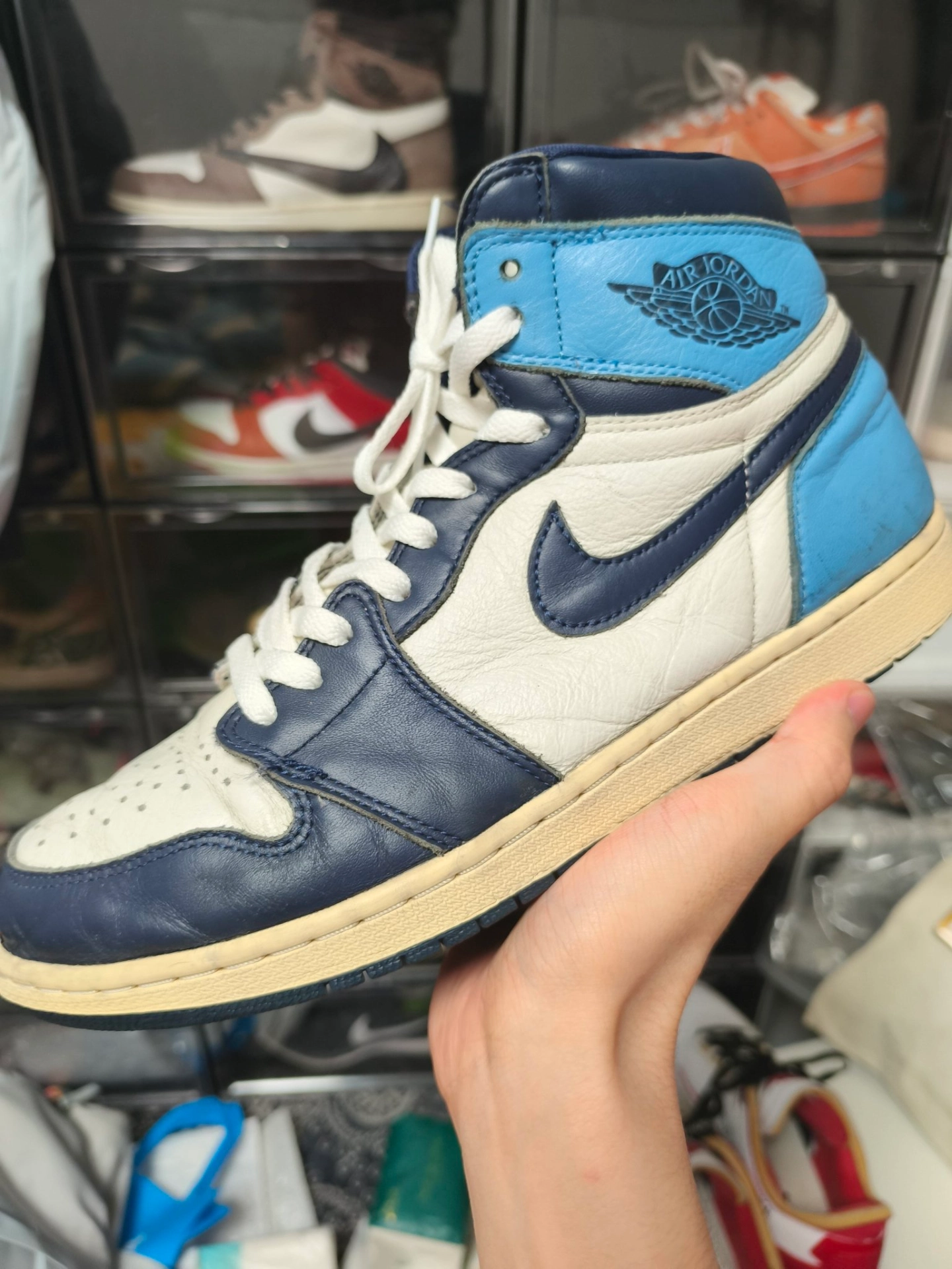 aj1黑曜石实拍图片