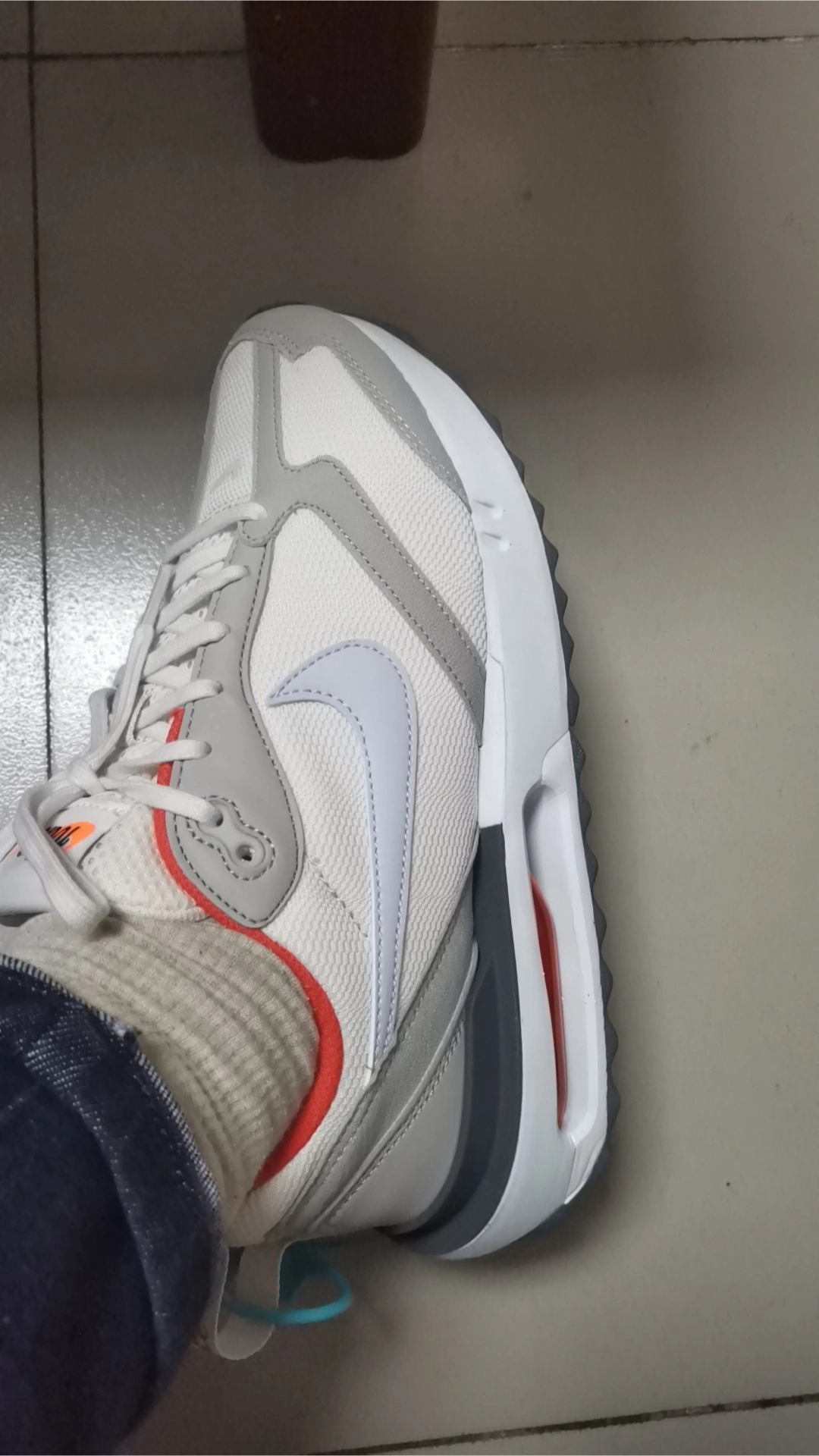 custom review-Nike Air Max Dawn Устойчивый к истиранию Низкий Топ Casual Мужской Серый Белый