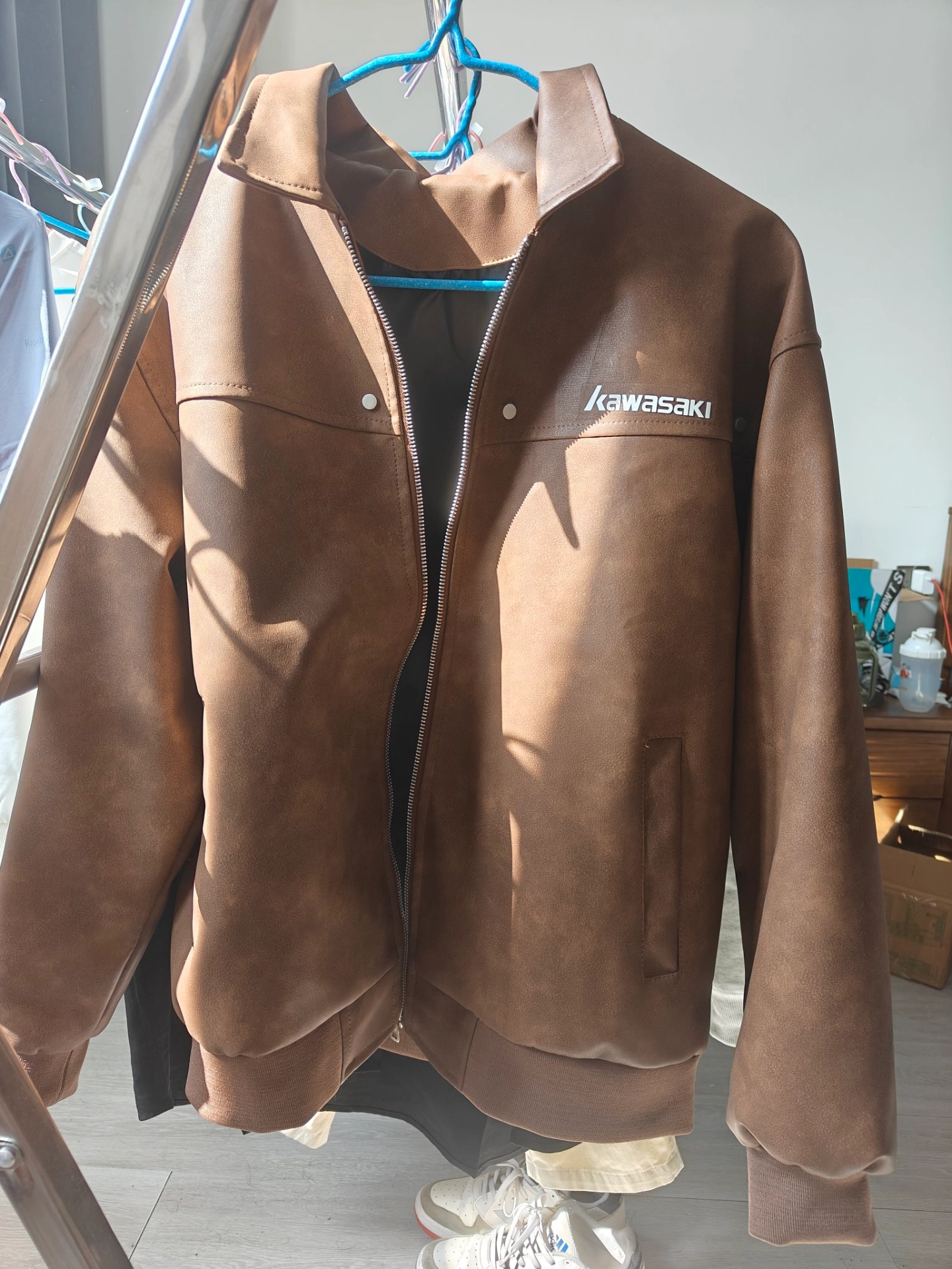 custom review-Кавасаки Унисекс Кожаные Куртки