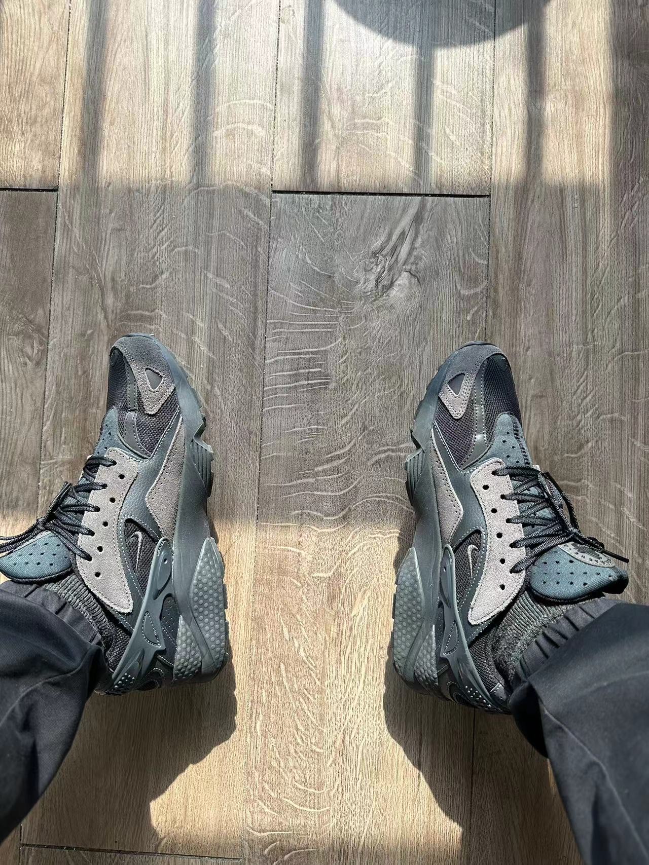 custom review-Nike Air Huarache Low Топ Повседневный Городской Коммутер Беговые кроссовки Унисекс Черный