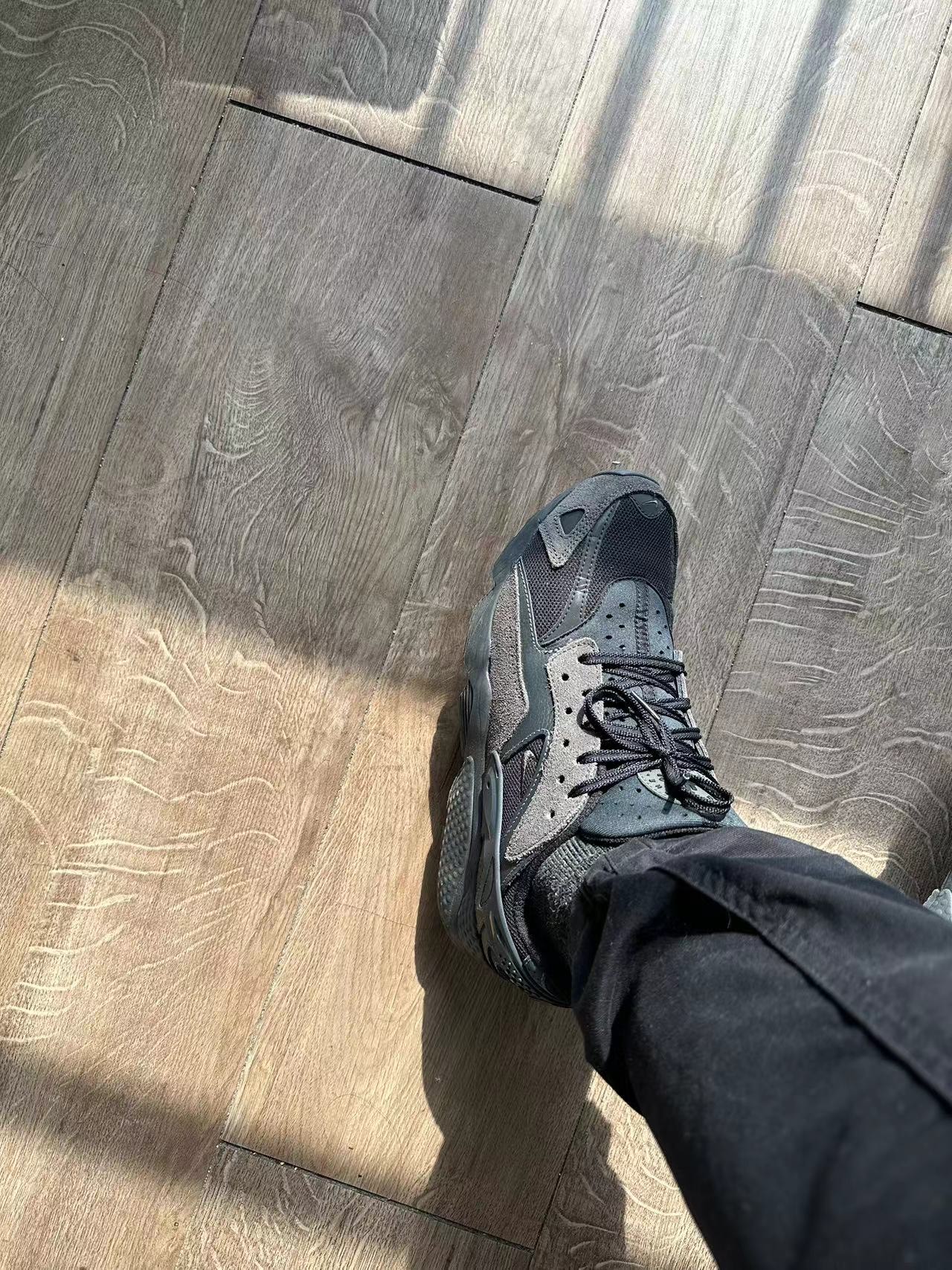 custom review-Nike Air Huarache Low Топ Повседневный Городской Коммутер Беговые кроссовки Унисекс Черный