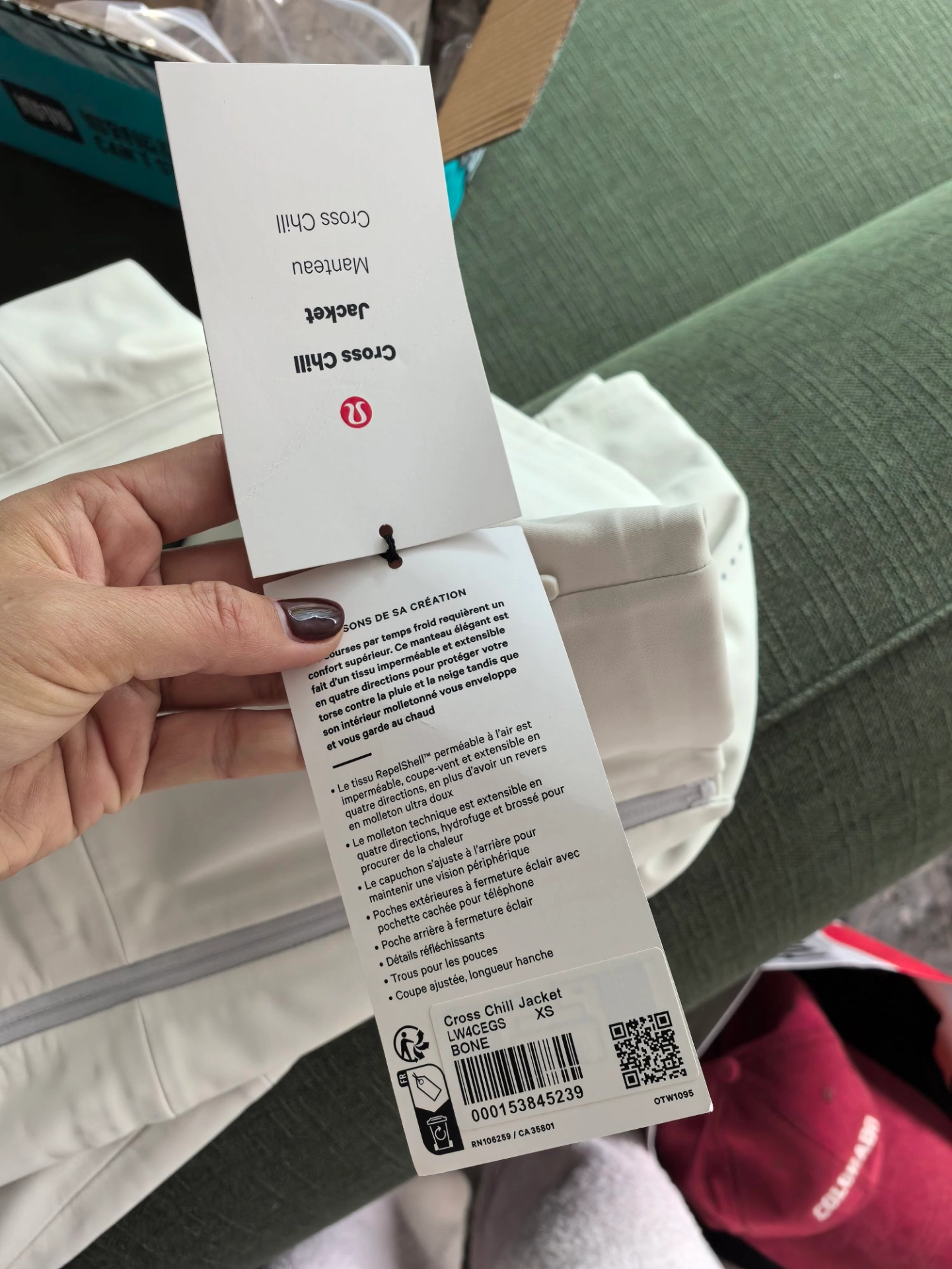 custom review-lululemon Cross Chill Куртка Женская