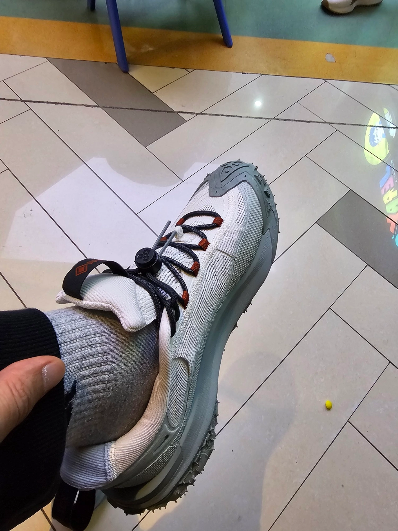custom review-Nike ACG Mountain Fly Low Топ Уличная обувь Унисекс Белый Синий