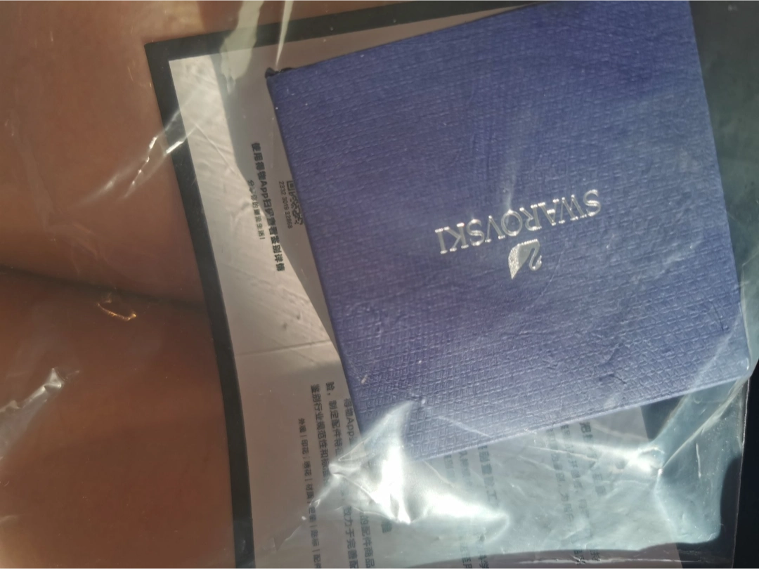 custom review-Swarovski Розовое золото Ожерелья Женские Синий