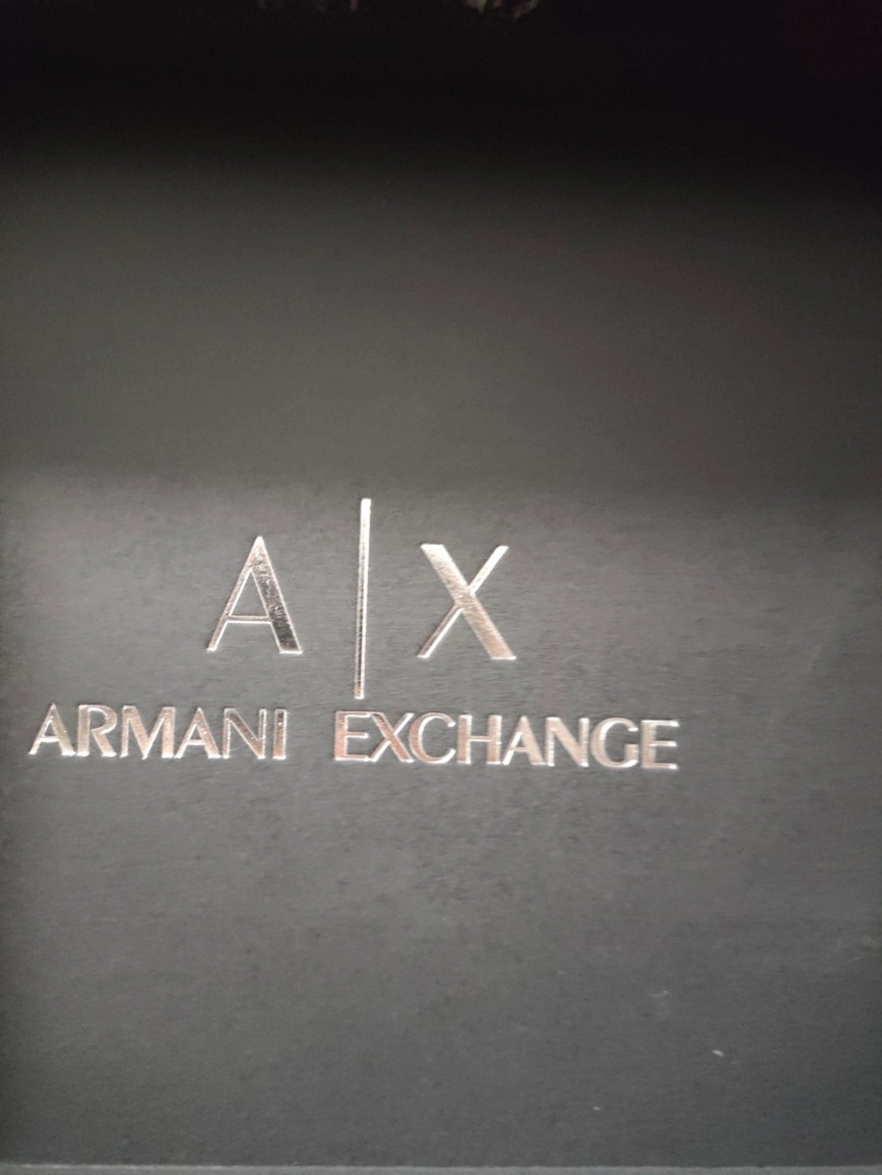 custom review-ARMANI EXCHANGEAE Часы Кварцевый механизм Нержавеющая сталь Ремешок Черный циферблат Мужские часы Коробка