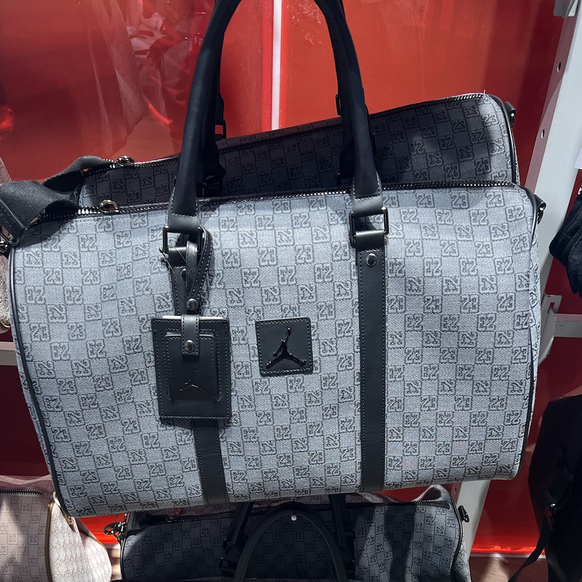 custom review-Джордан Полиэстер Рюкзак Средний Унисекс Серый Дымчатый Серый