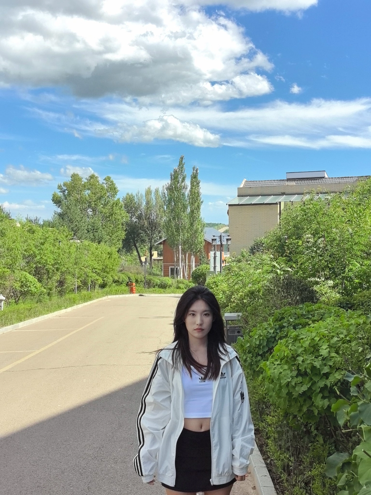 custom review-Adidas Originals RETRO TREFOIL Куртки и Пальто Унисекс Bright White