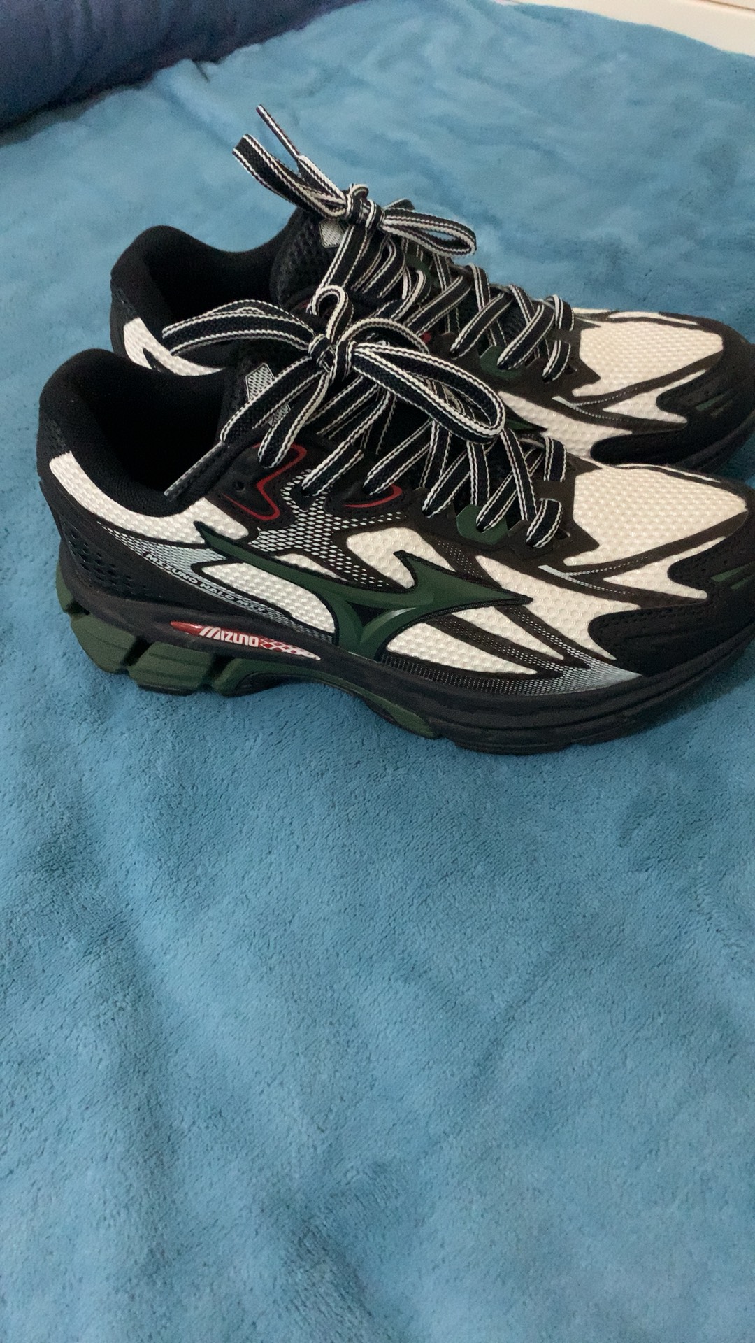 custom review-Кроссовки для бега Mizuno Halo Mix, низкий топ, белые и черные, унисекс