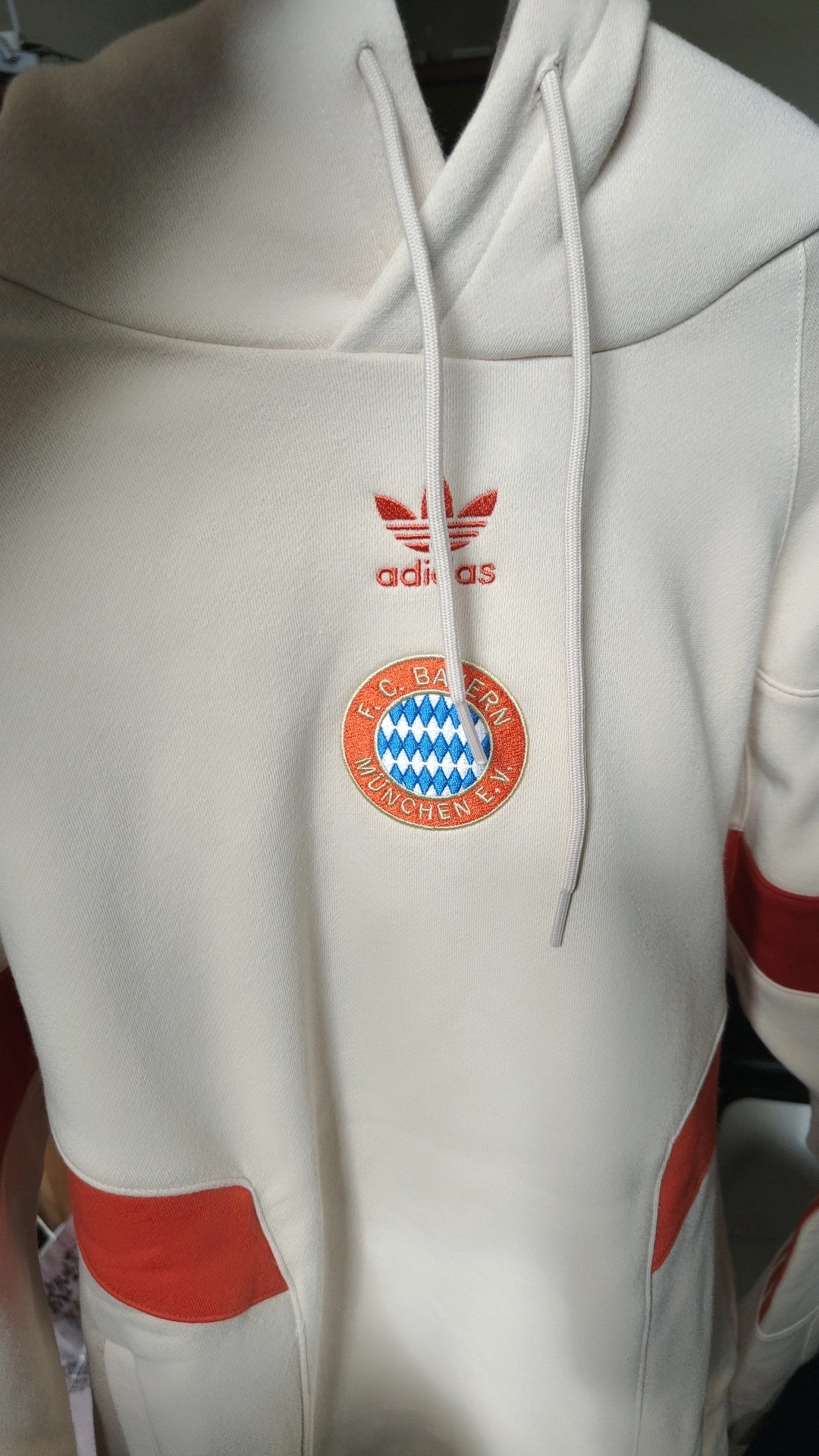 custom review-Adidas Originals FC Bayern adidas x Originals FW24 Толстовка Мужской Linen