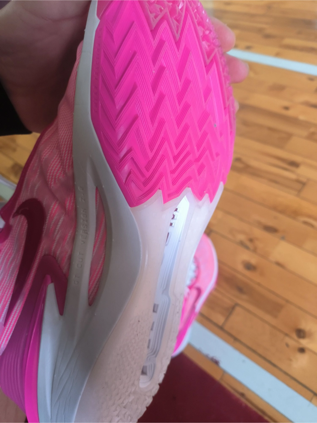 custom review-Nike Air Zoom Cut 2 Low Топ Баскетбольные кроссовки Унисекс Розово-белый Азиатская версия