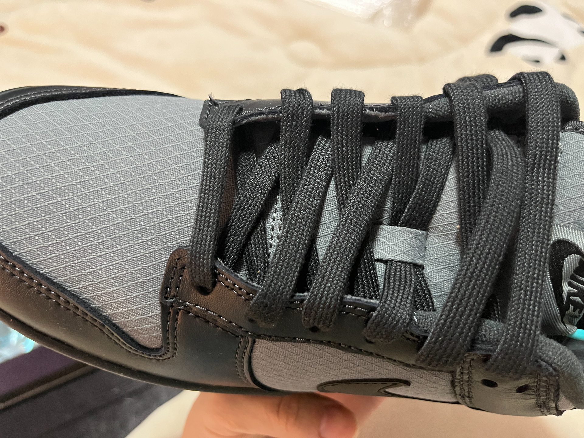 custom review-Nike Dunk Slip-on Устойчивый к истиранию Низкий Топ Скейтбординг Мужской Серый Черный