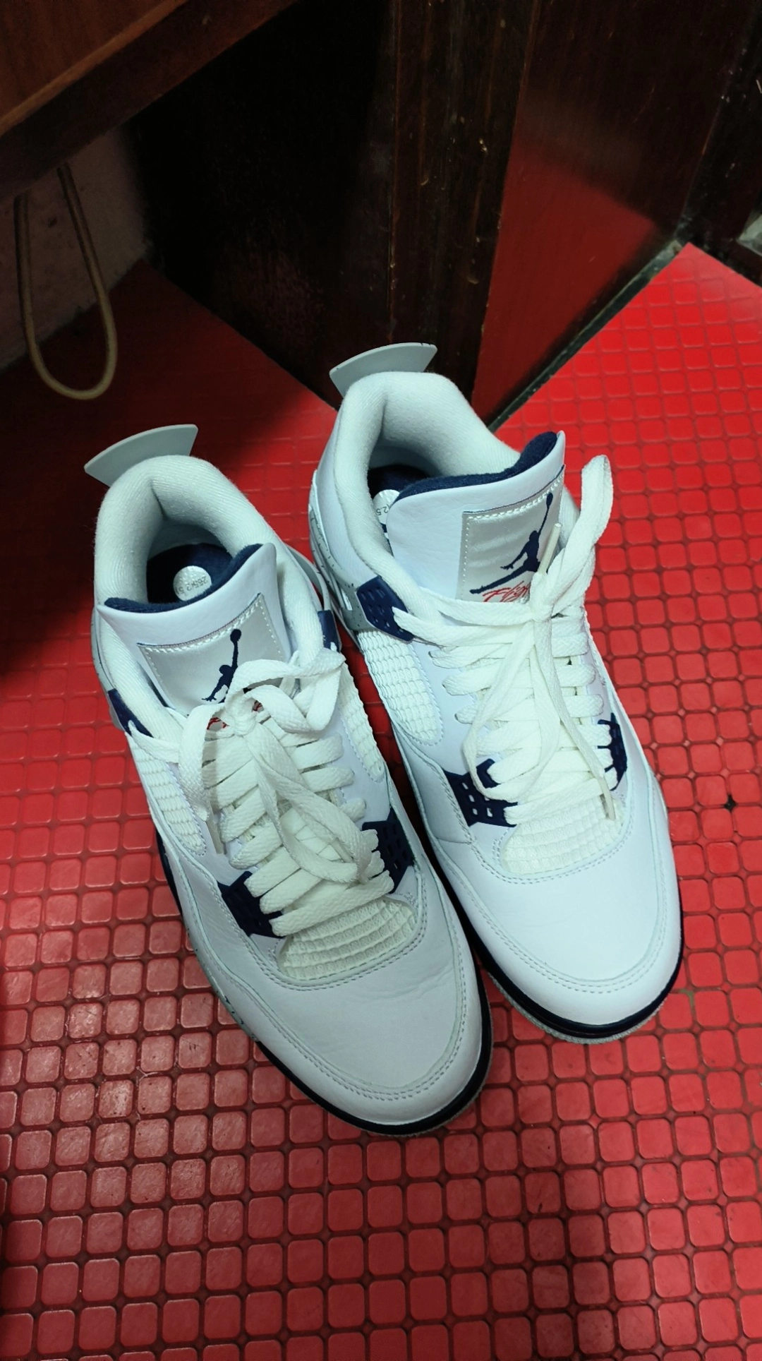 custom review-JORDAN 4 Retro Midnight Navy