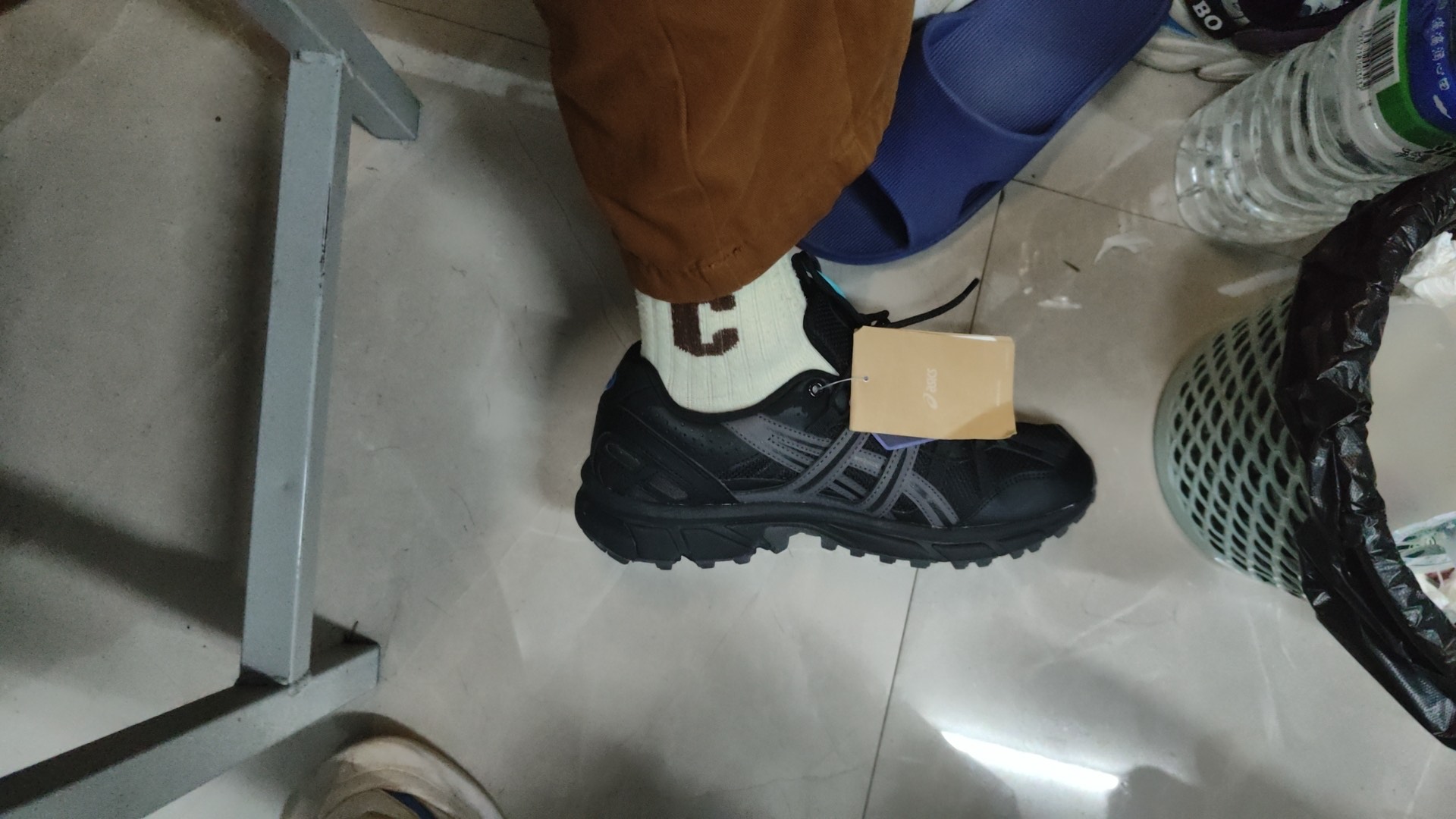 custom review-Asics Gel Sonoma 15 50 Сетка Низкий Верх Повседневная Обувь Унисекс Черный Серый