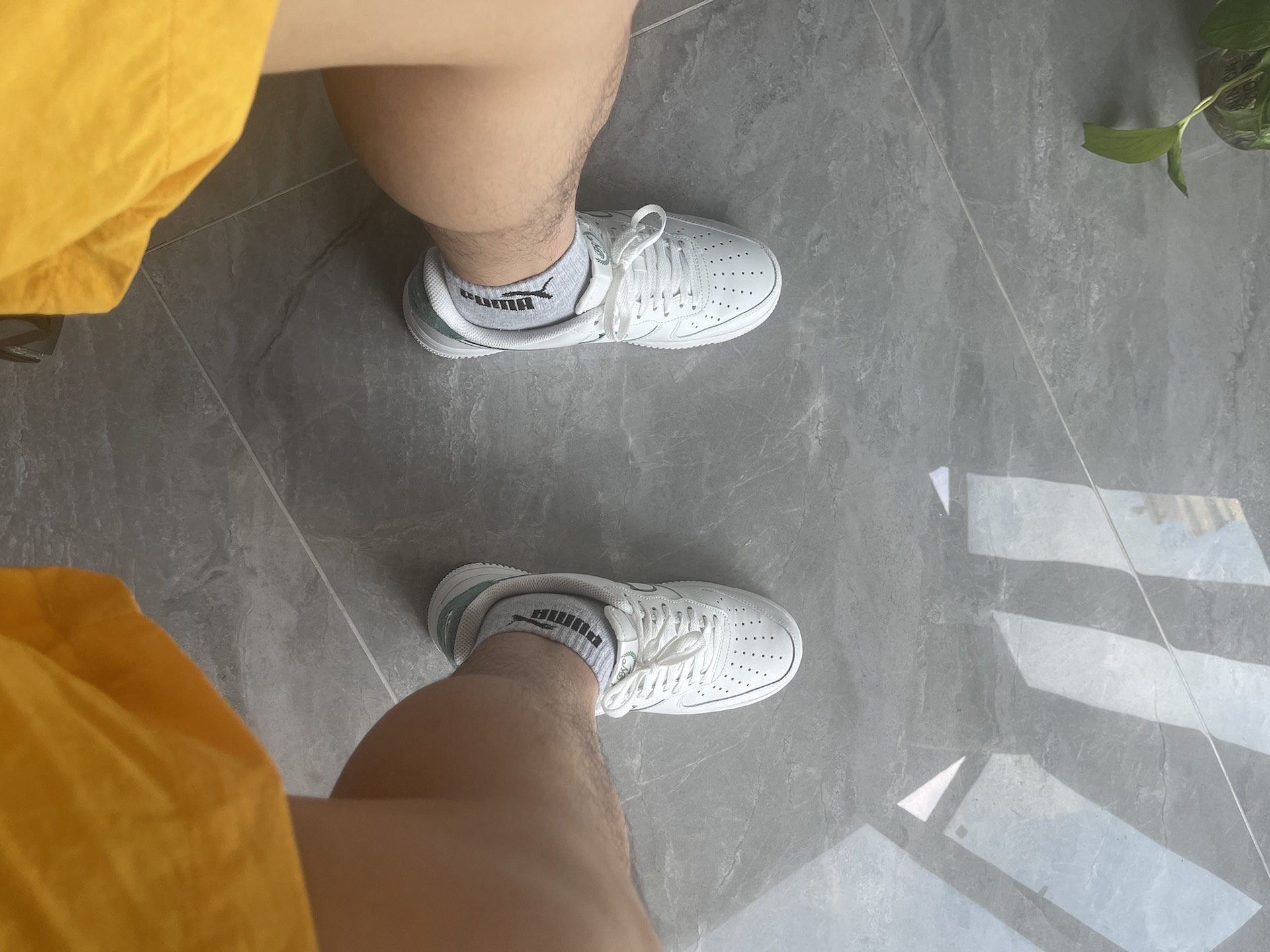 custom review-Nike Air FORCE 1 Low Топ Скейтборд Кроссовки Мужские Белые Зеленые