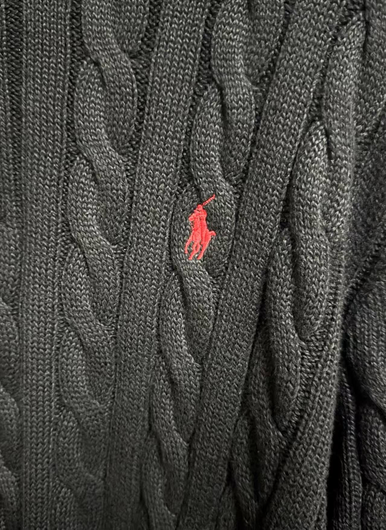 custom review-Polo Ralph Lauren SS22 Трикотаж Мужской Черный
