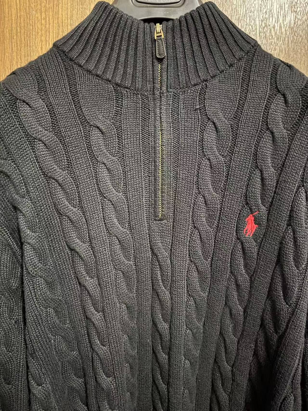 custom review-Polo Ralph Lauren SS22 Трикотаж Мужской Черный