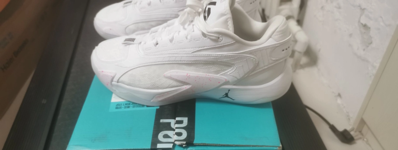 custom review-Джордан Luka 2 PF Шокабойнеры Противоскользящие Устойчивые к истиранию Низкий Топ Баскетбольные Кроссовки Мужской Белый Азиатская Версия