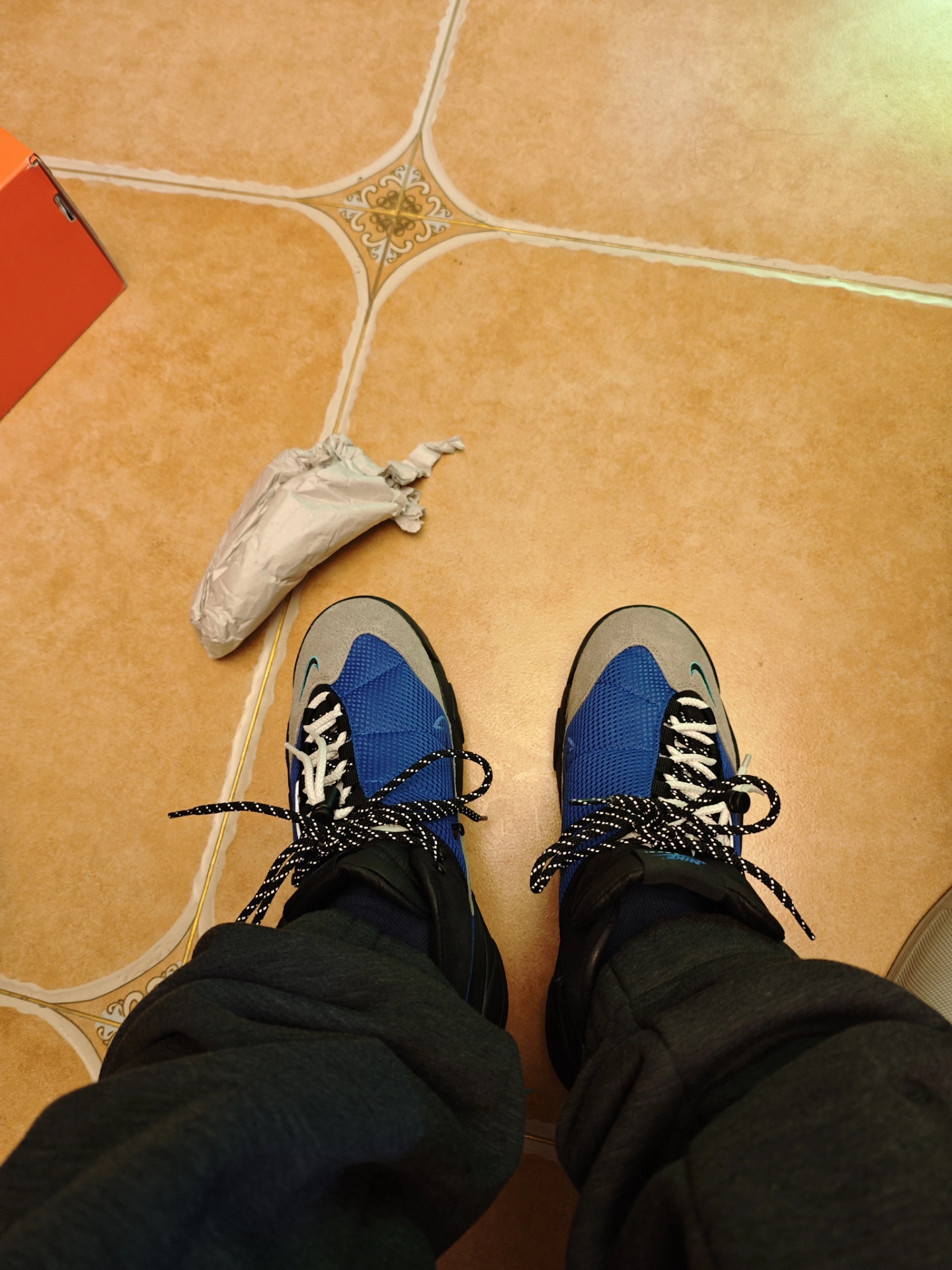 custom review-Sacai X Nike Air Magmascape Высокие Кеды Уличная Обувь Мужская Серый Синий